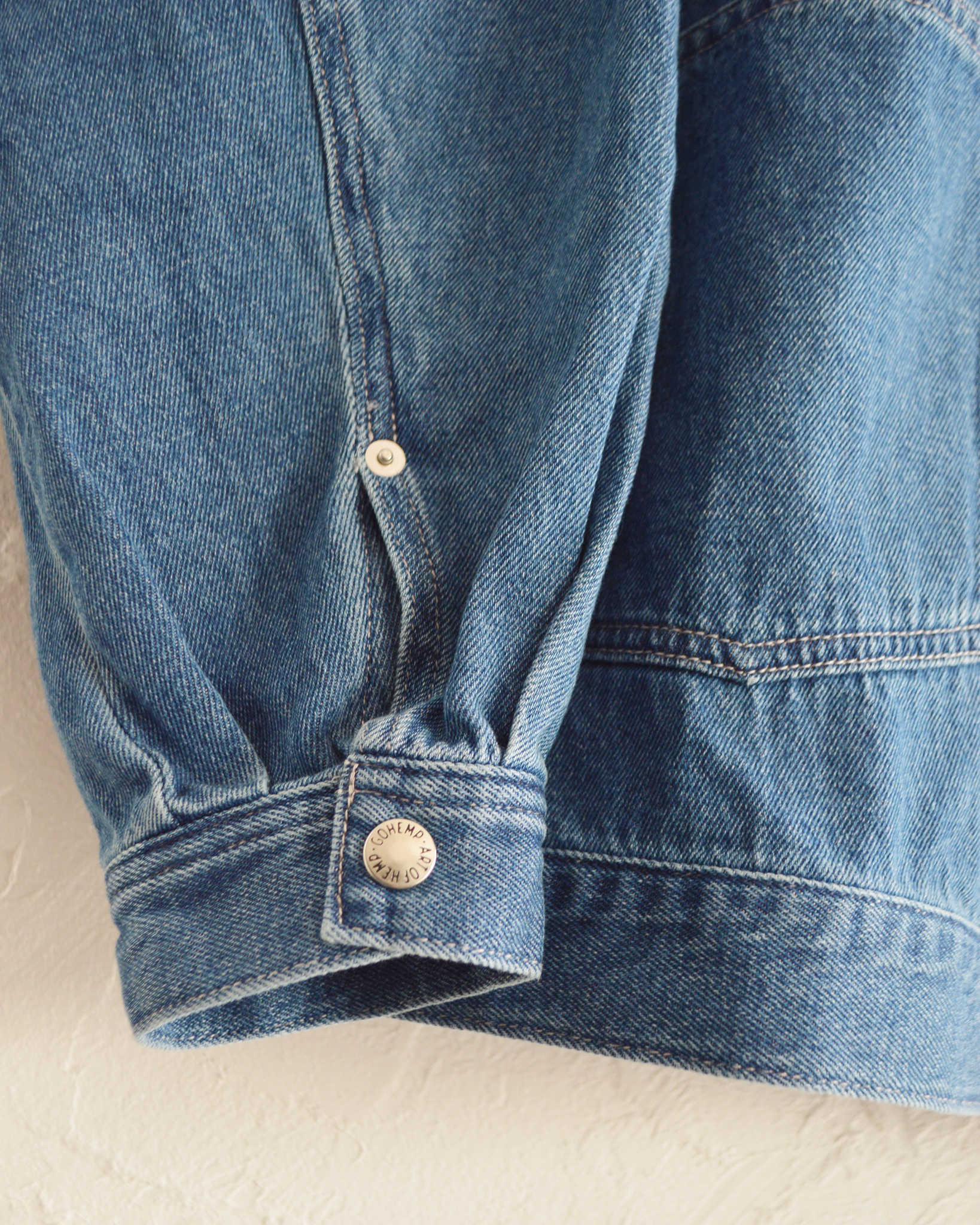 Nasngwam.×GOHEMP ナスングワム ゴーヘンプ / ATELIER DENIM JACKET アトリエデニムジャケット (USED WASH ユーズドウォッシュ)