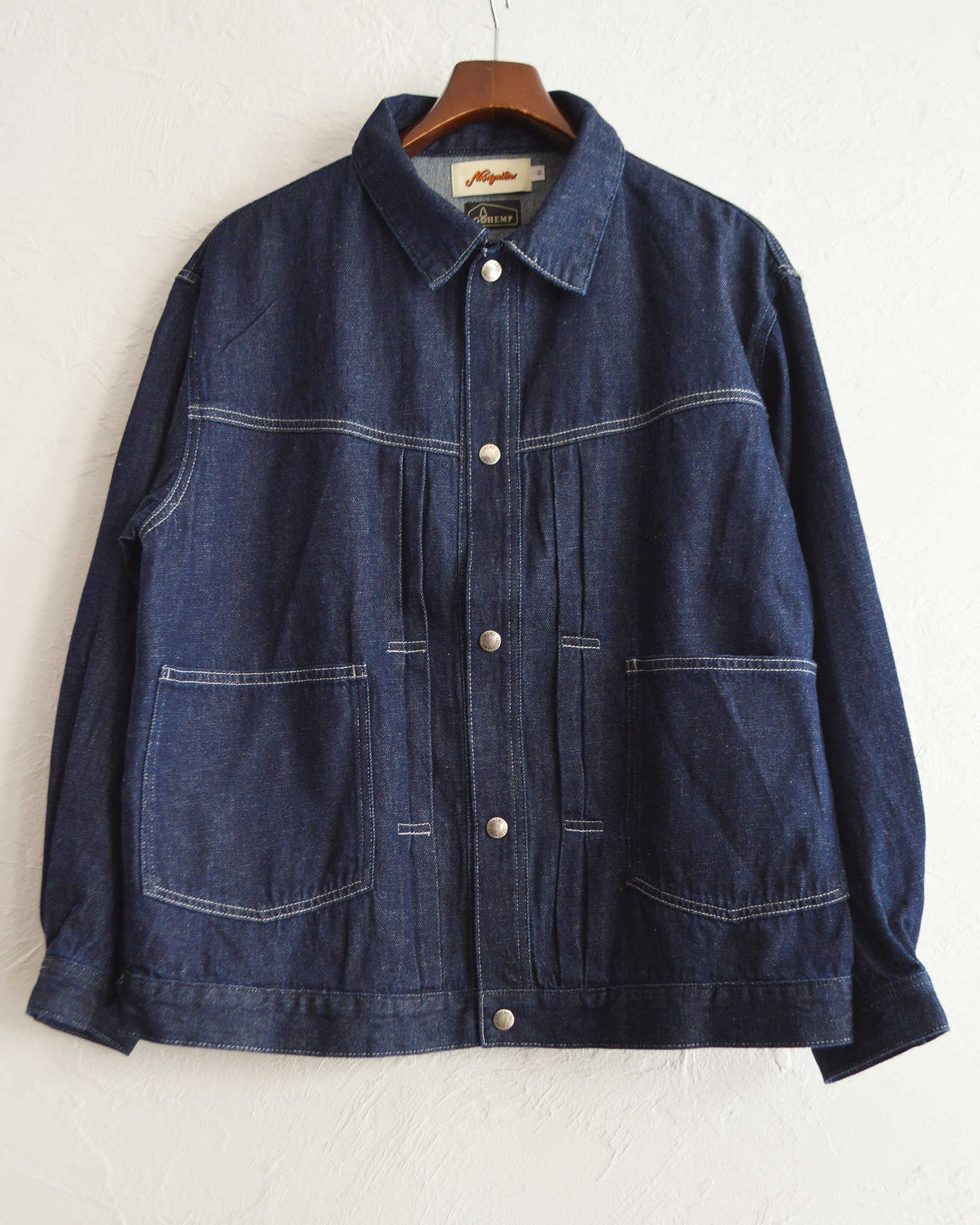 Nasngwam.×GOHEMP ナスングワム ゴーヘンプ / ATELIER DENIM JACKET アトリエデニムジャケット (ONE WASH ワンウォッシュ)