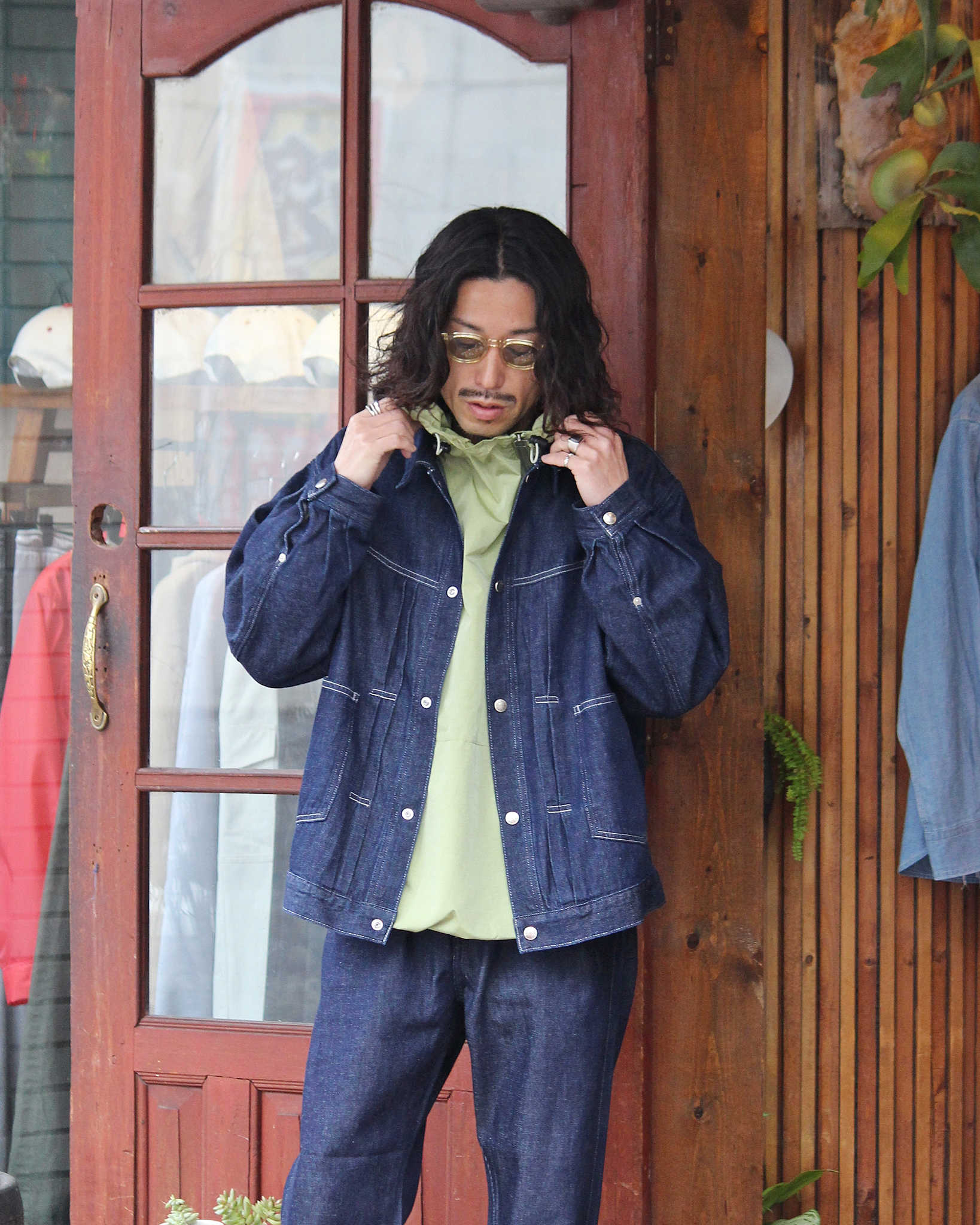 Nasngwam.×GOHEMP ナスングワム ゴーヘンプ / ATELIER DENIM JACKET アトリエデニムジャケット (ONE WASH ワンウォッシュ)