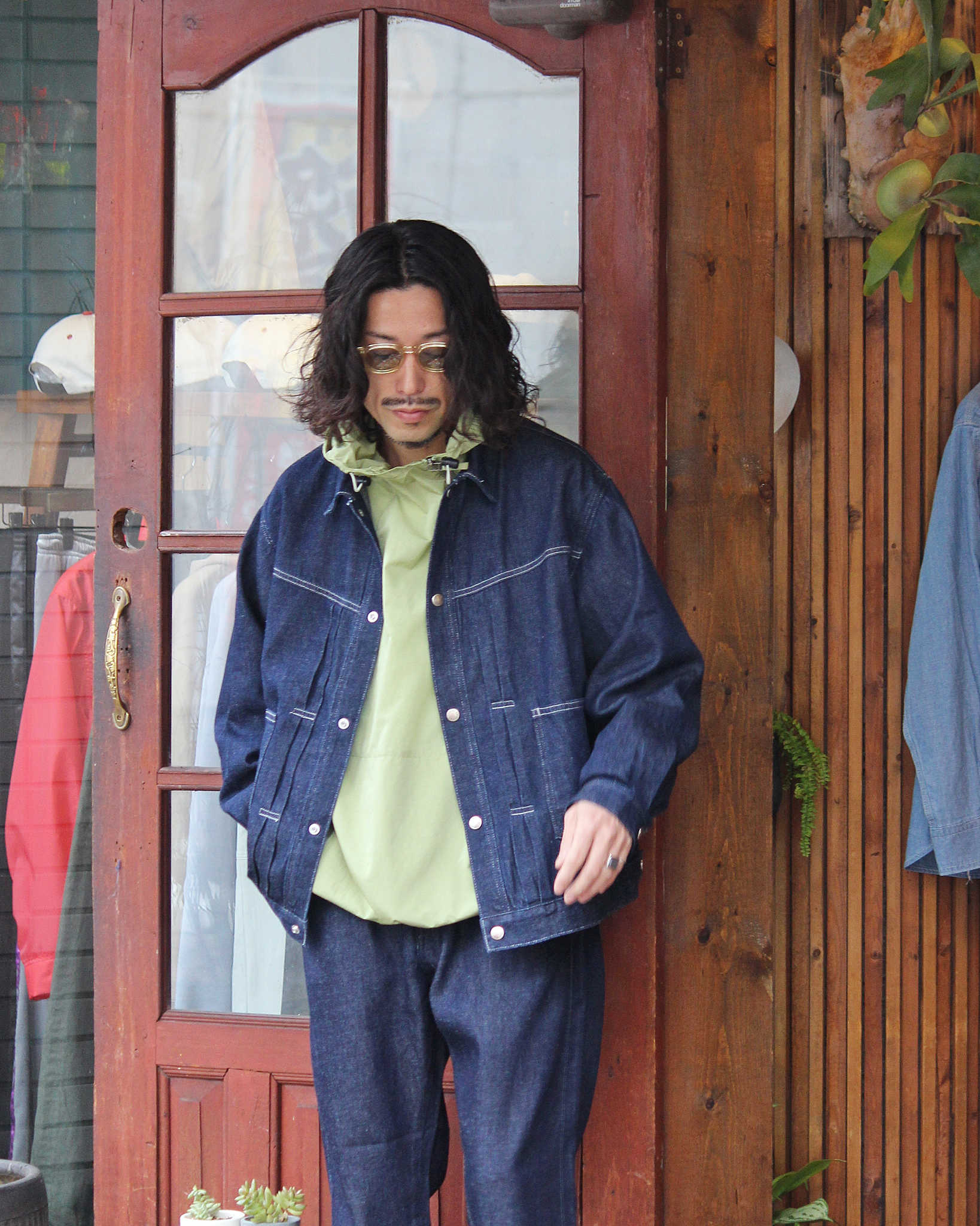 Nasngwam.×GOHEMP ナスングワム ゴーヘンプ / ATELIER DENIM JACKET アトリエデニムジャケット (ONE WASH ワンウォッシュ)