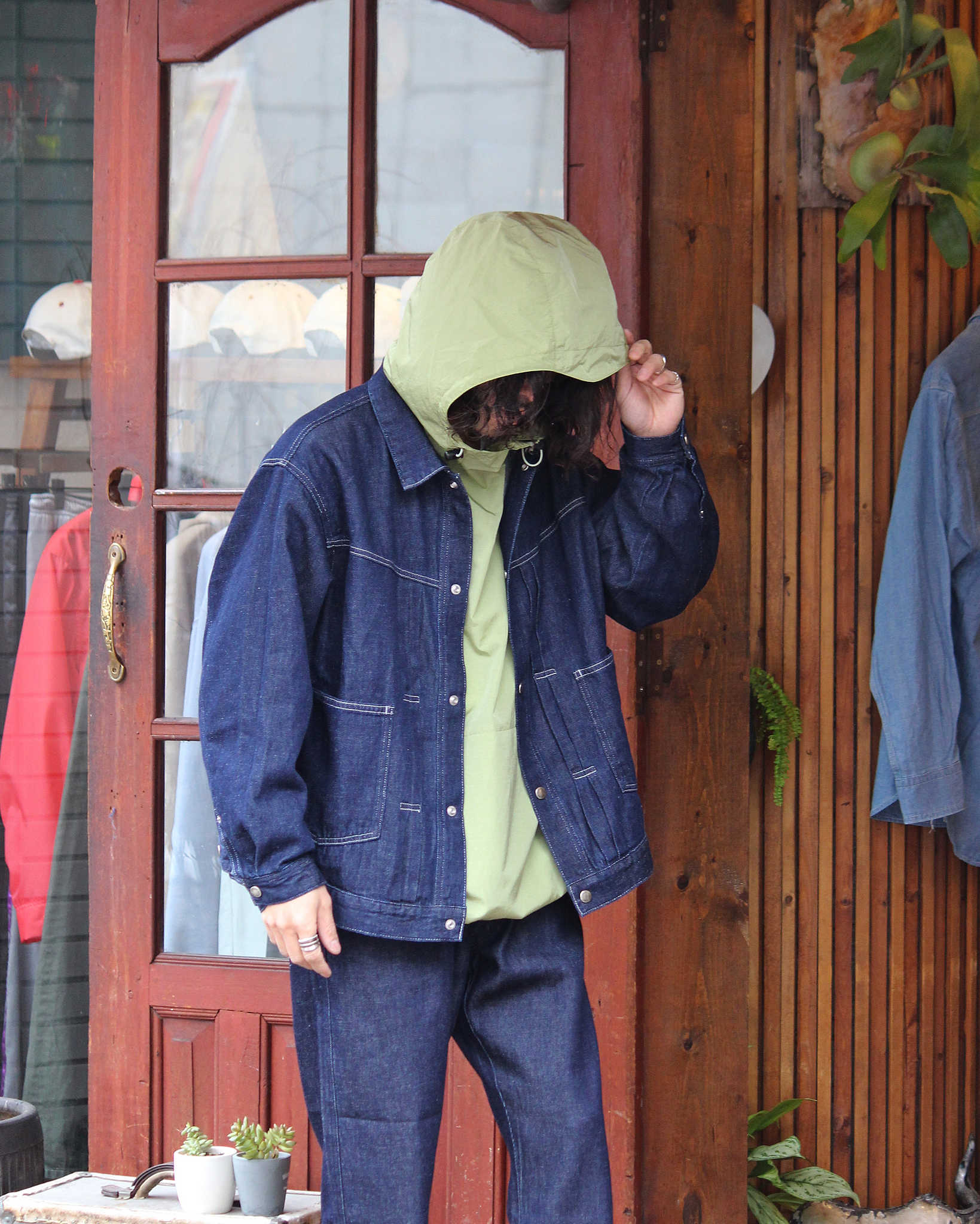 Nasngwam.×GOHEMP ナスングワム ゴーヘンプ / ATELIER DENIM JACKET アトリエデニムジャケット (ONE WASH ワンウォッシュ)