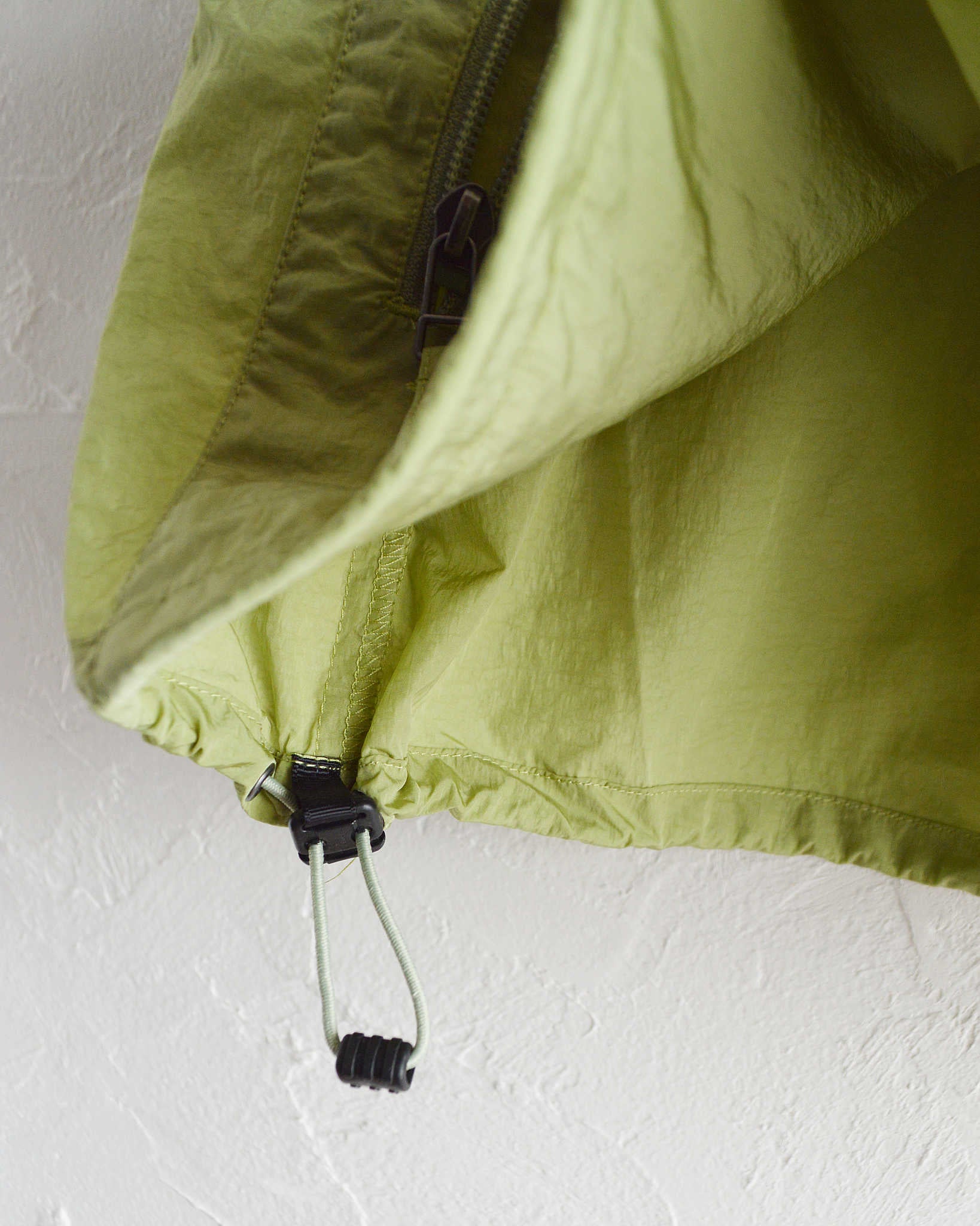 AXESQUIN アクシーズクイーン / NYLON TAFFETA BIAS ZIP JACKET ナイロンタフタバイアスジップジャケット (MINT ミント)