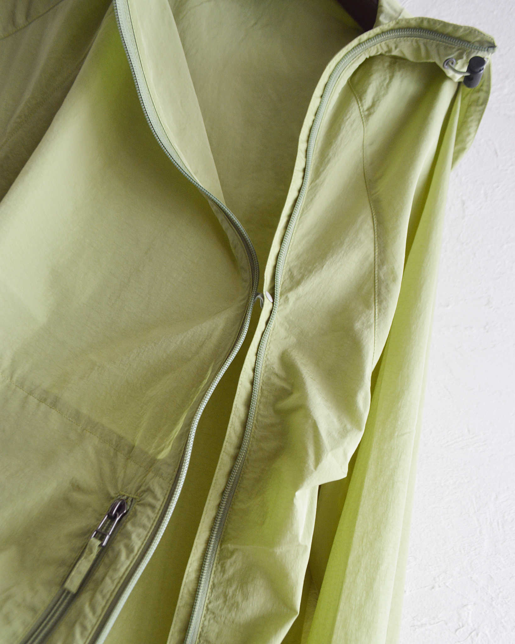AXESQUIN アクシーズクイーン / NYLON TAFFETA BIAS ZIP JACKET ナイロンタフタバイアスジップジャケット (MINT ミント)