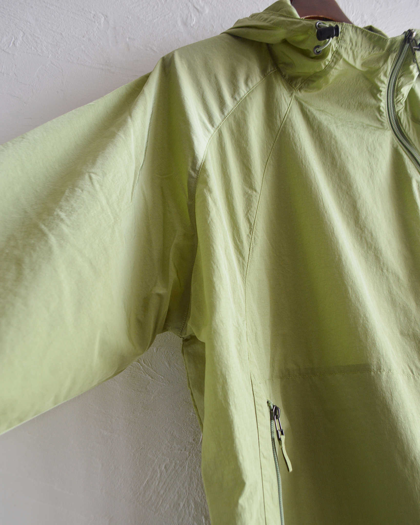 AXESQUIN アクシーズクイーン / NYLON TAFFETA BIAS ZIP JACKET ナイロンタフタバイアスジップジャケット (MINT ミント)