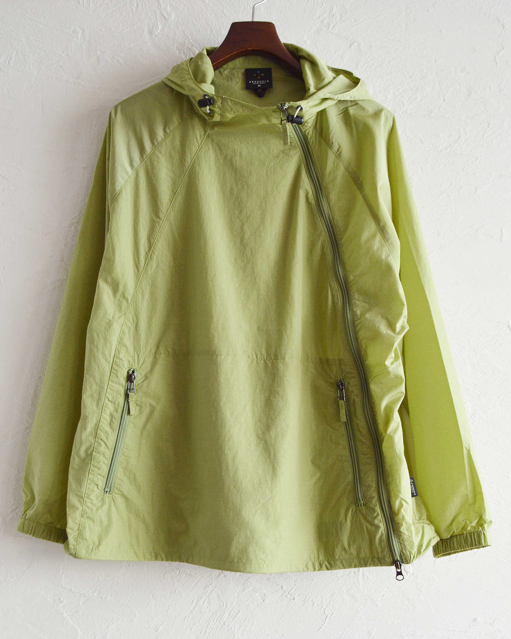 AXESQUIN アクシーズクイーン / NYLON TAFFETA BIAS ZIP JACKET ナイロンタフタバイアスジップジャケット (MINT ミント)