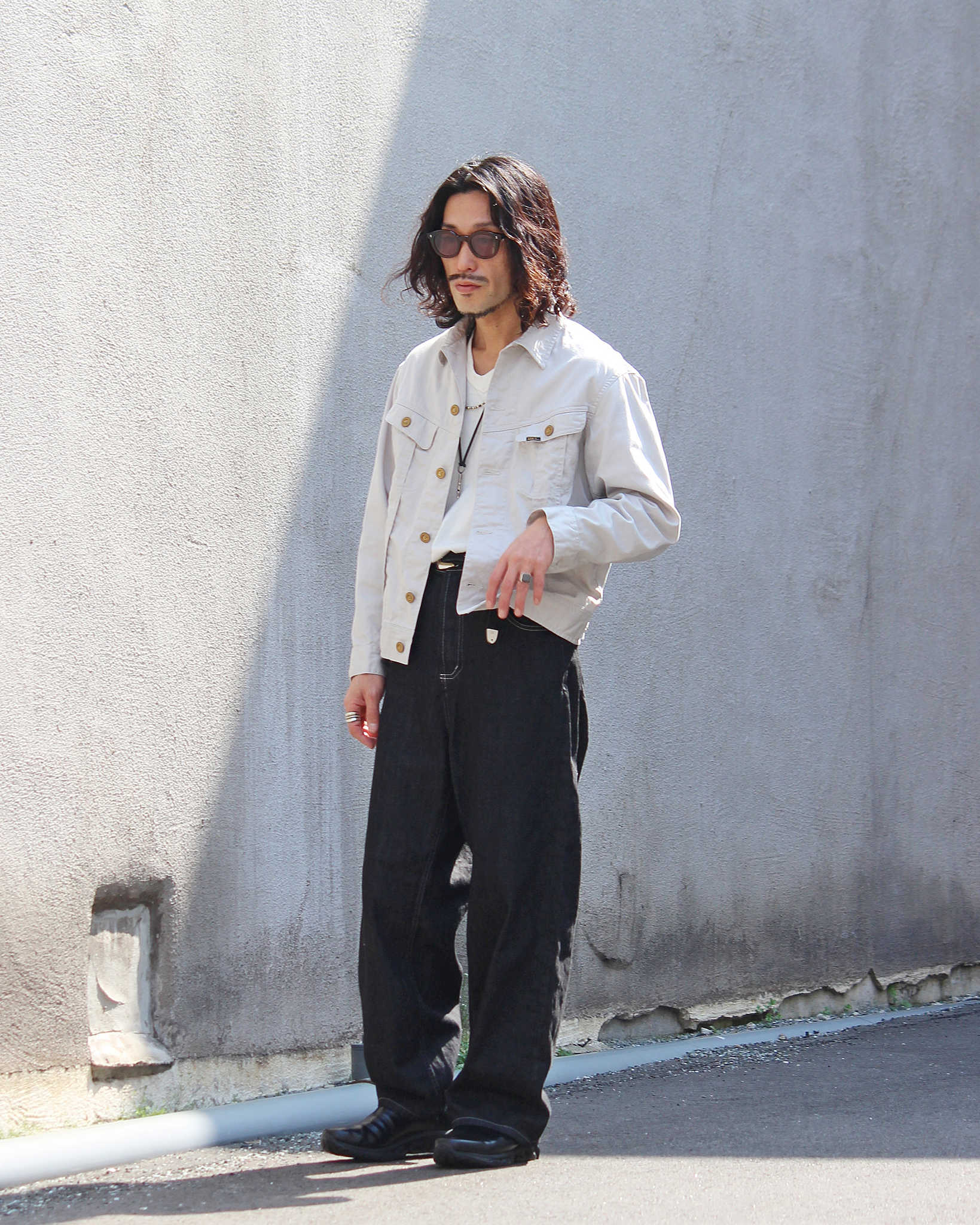 C.M.P,Y シーエムピーワイ / #9 -8oz Denim Pants- 8オンスデニムパンツ (BLACK ブラック)