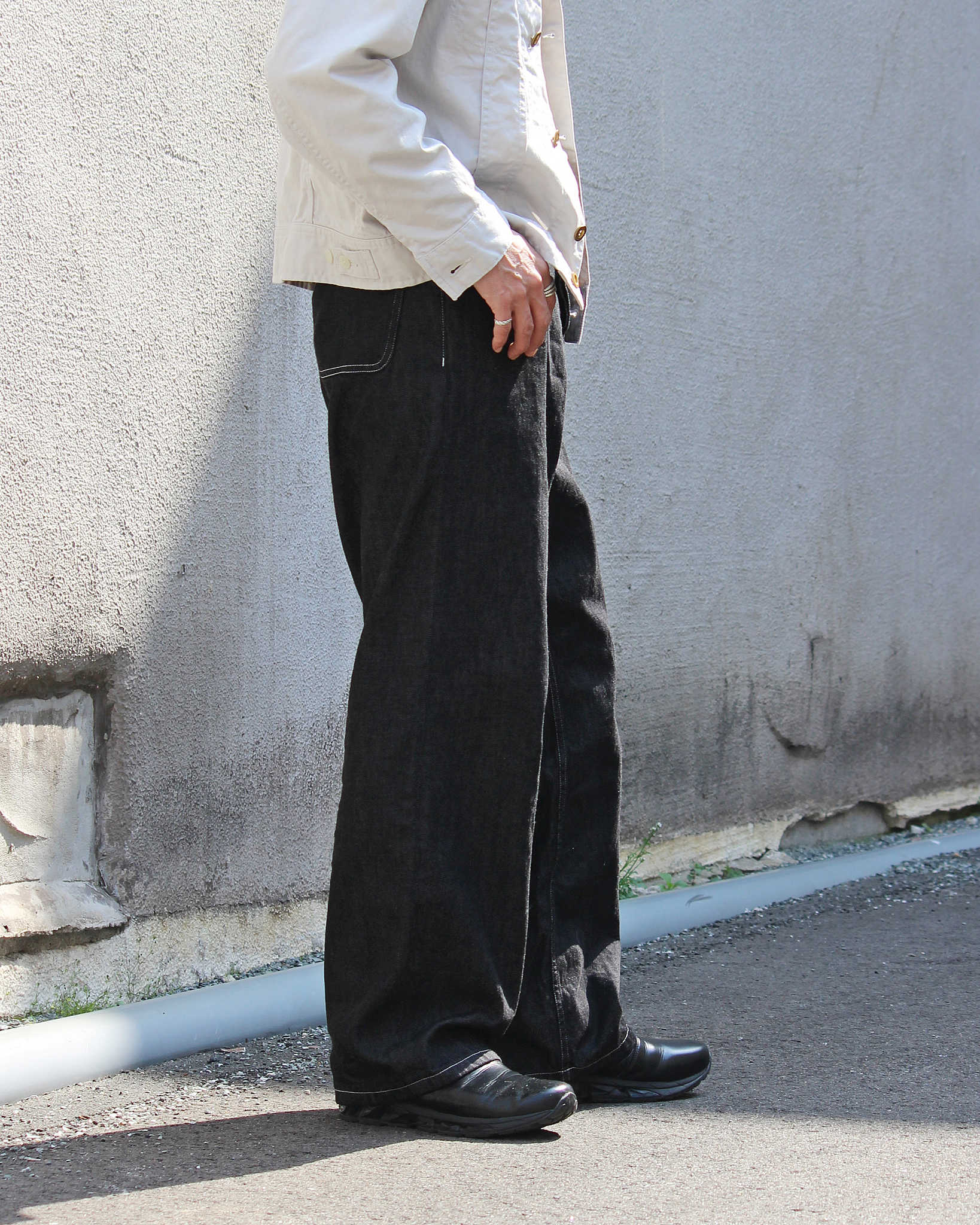 C.M.P,Y シーエムピーワイ / #9 -8oz Denim Pants- 8オンスデニムパンツ (BLACK ブラック)