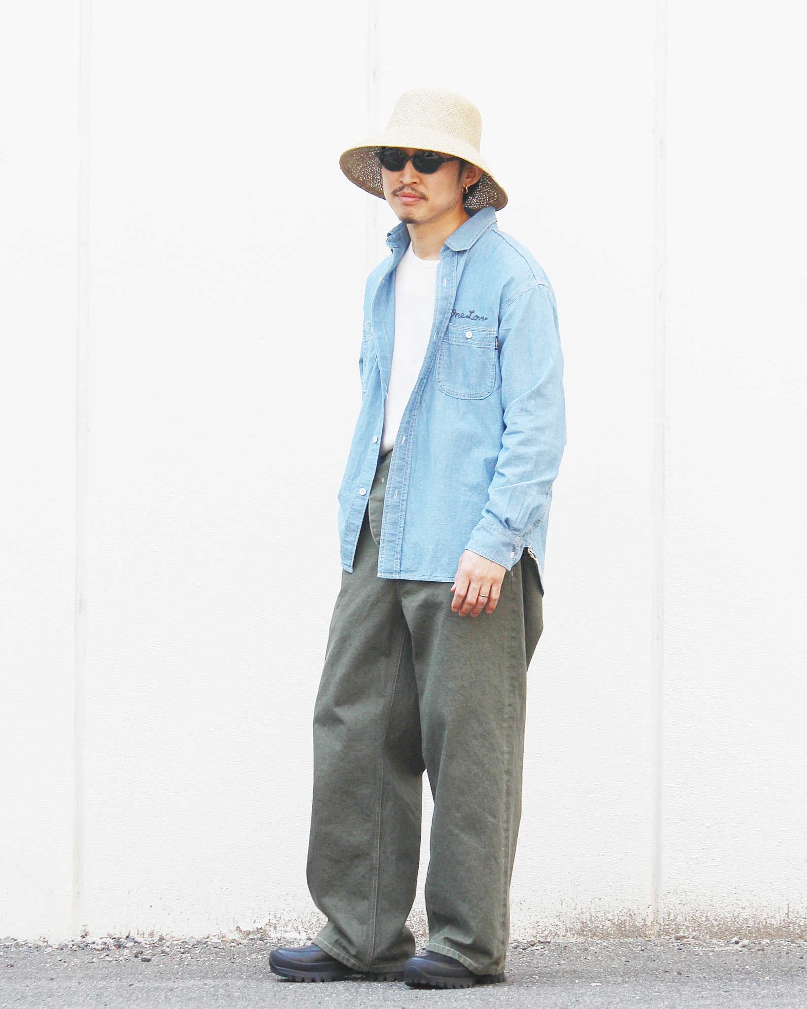 C.M.P,Y シーエムピーワイ / #3 -12oz Denim Pants- 12オンスデニムパンツ (GREEN グリーン)