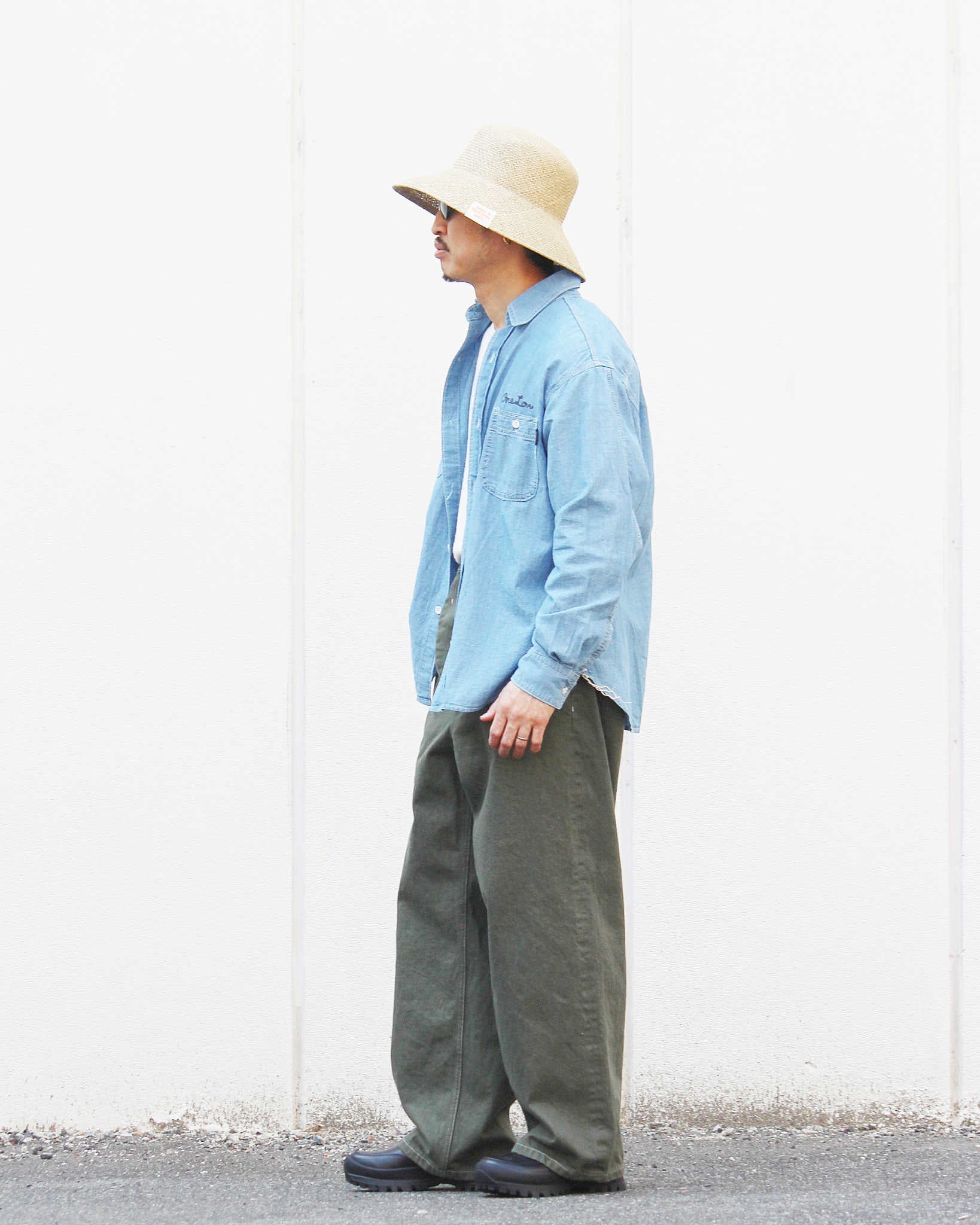 C.M.P,Y シーエムピーワイ / #3 -12oz Denim Pants- 12オンスデニムパンツ (GREEN グリーン)