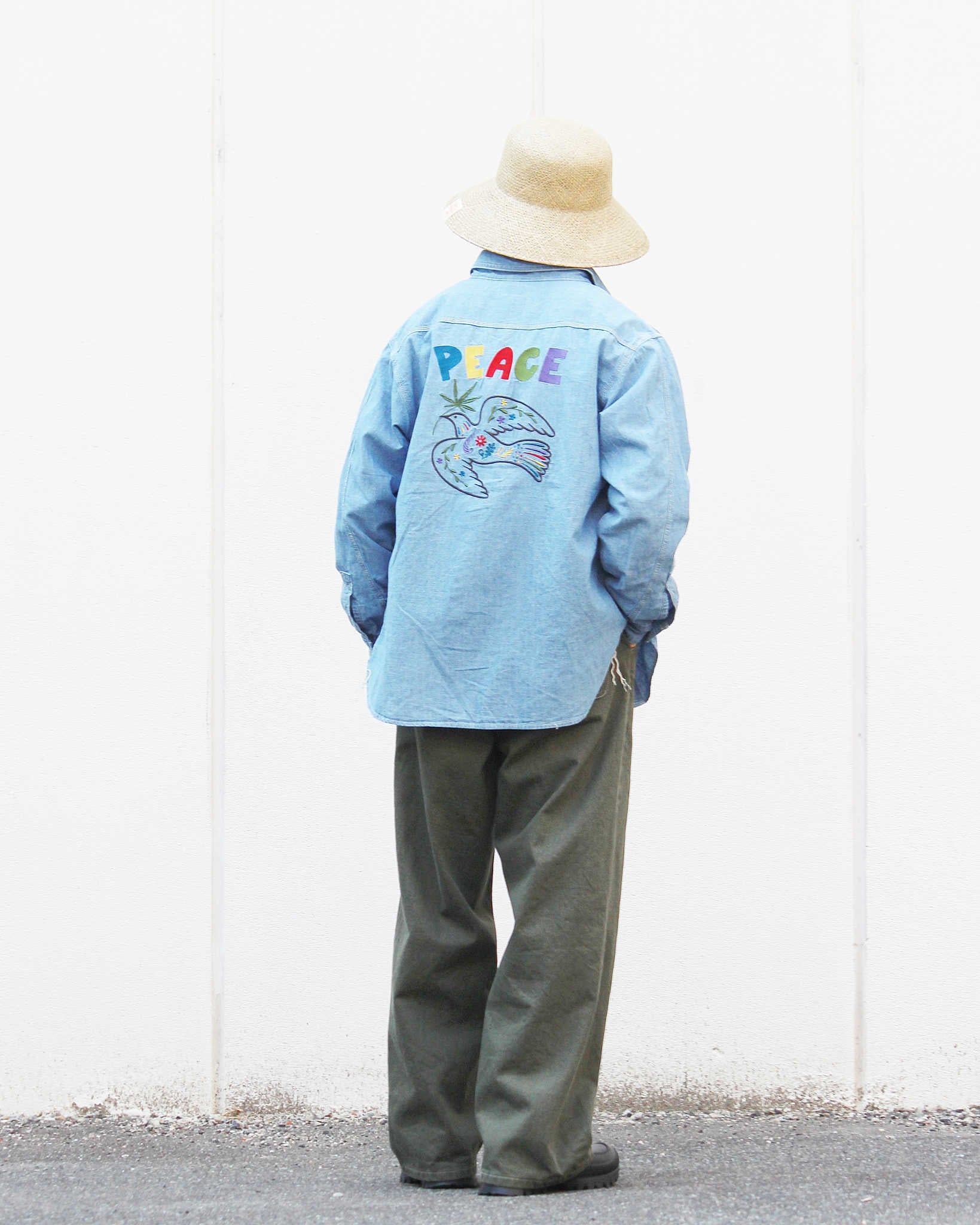 C.M.P,Y シーエムピーワイ / #3 -12oz Denim Pants- 12オンスデニムパンツ (GREEN グリーン)