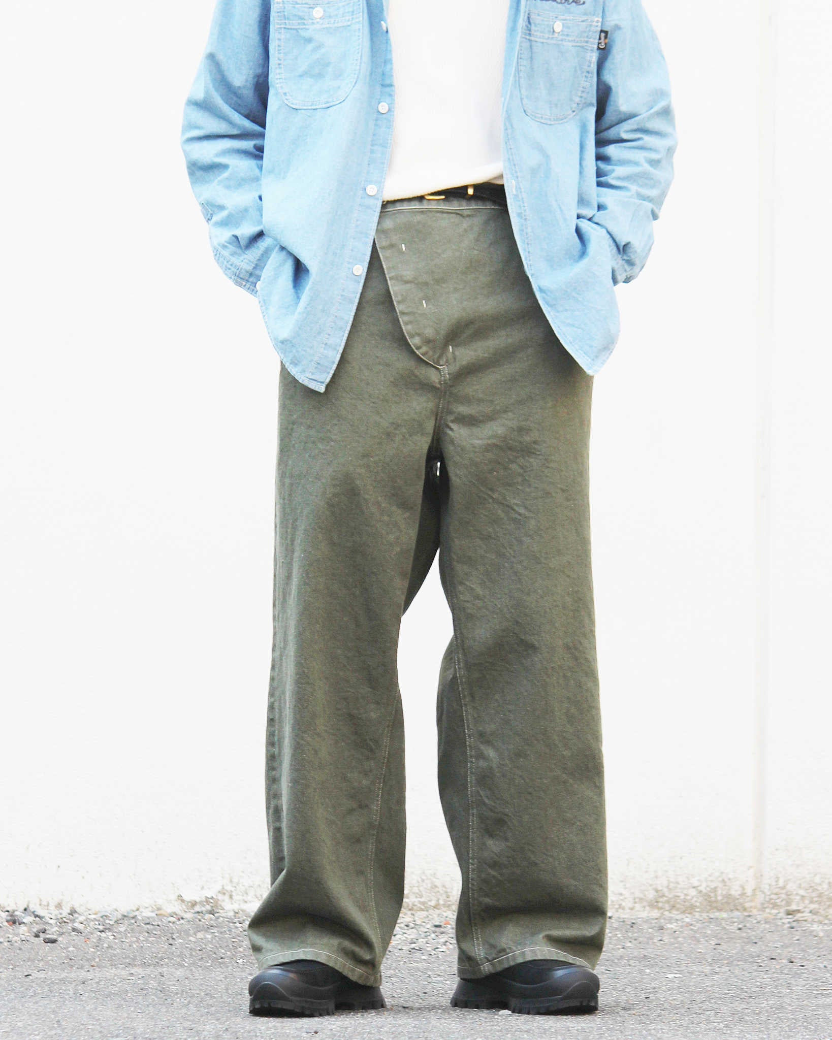 C.M.P,Y シーエムピーワイ / #3 -12oz Denim Pants- 12オンスデニムパンツ (GREEN グリーン)