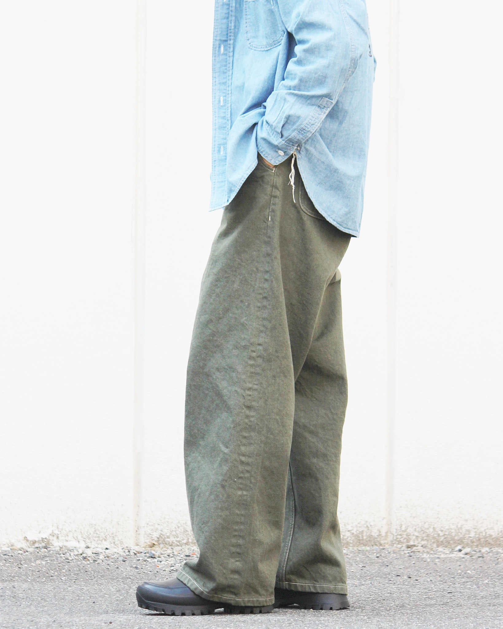 C.M.P,Y シーエムピーワイ / #3 -12oz Denim Pants- 12オンスデニムパンツ (GREEN グリーン)