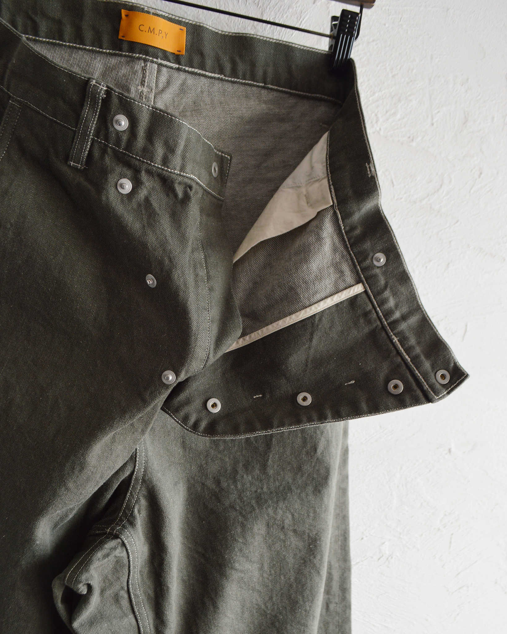 C.M.P,Y シーエムピーワイ / #3 -12oz Denim Pants- 12オンスデニムパンツ (GREEN グリーン)