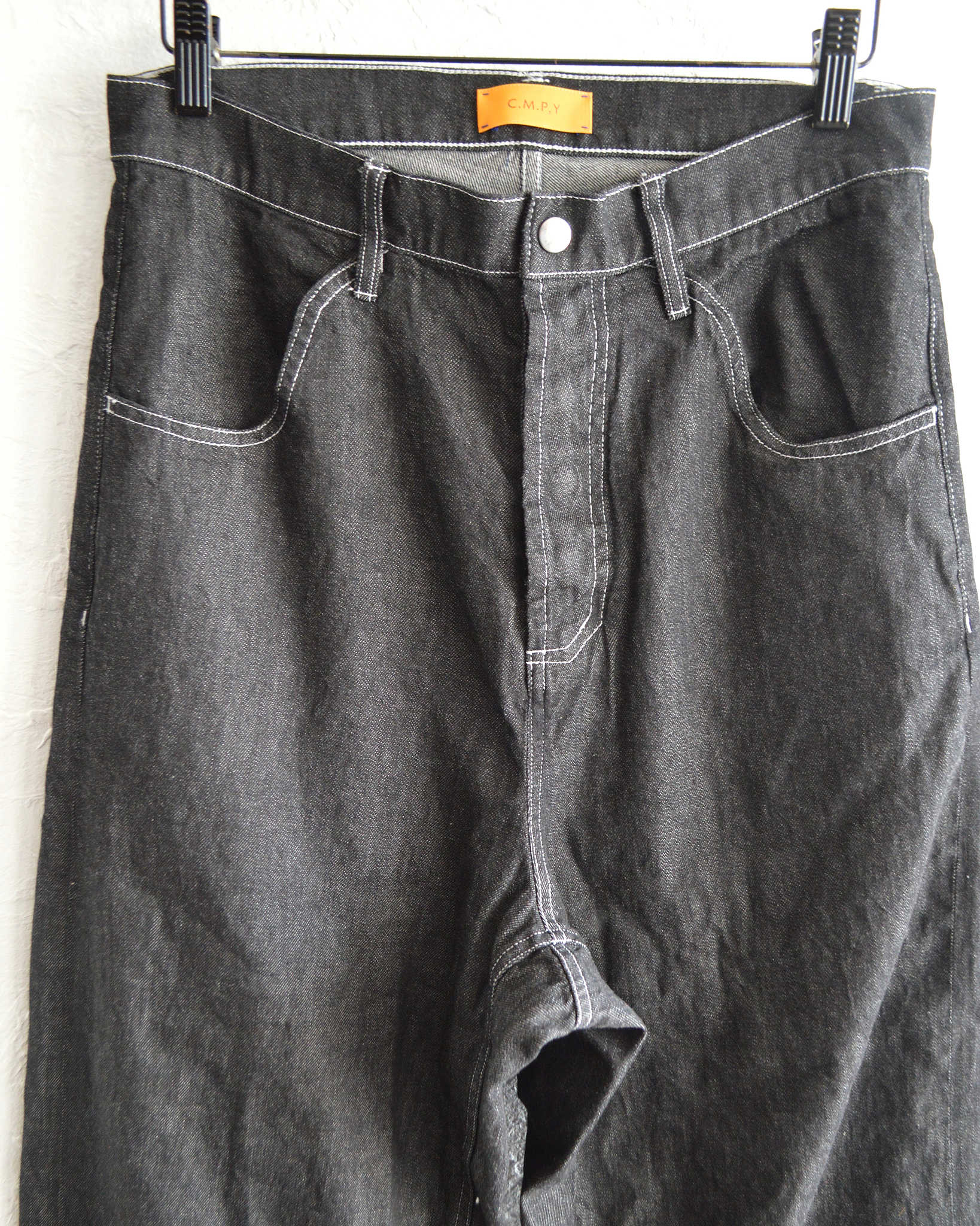 C.M.P,Y シーエムピーワイ / #9 -8oz Denim Pants- 8オンスデニムパンツ (BLACK ブラック)