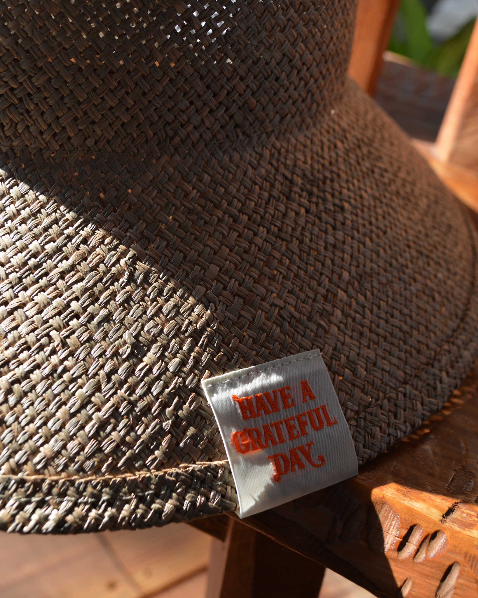 HAVE A GRATEFUL DAY ハブアグレイトフルデイ / STRAW HAT ストローハット(NATURAL ナチュラル)