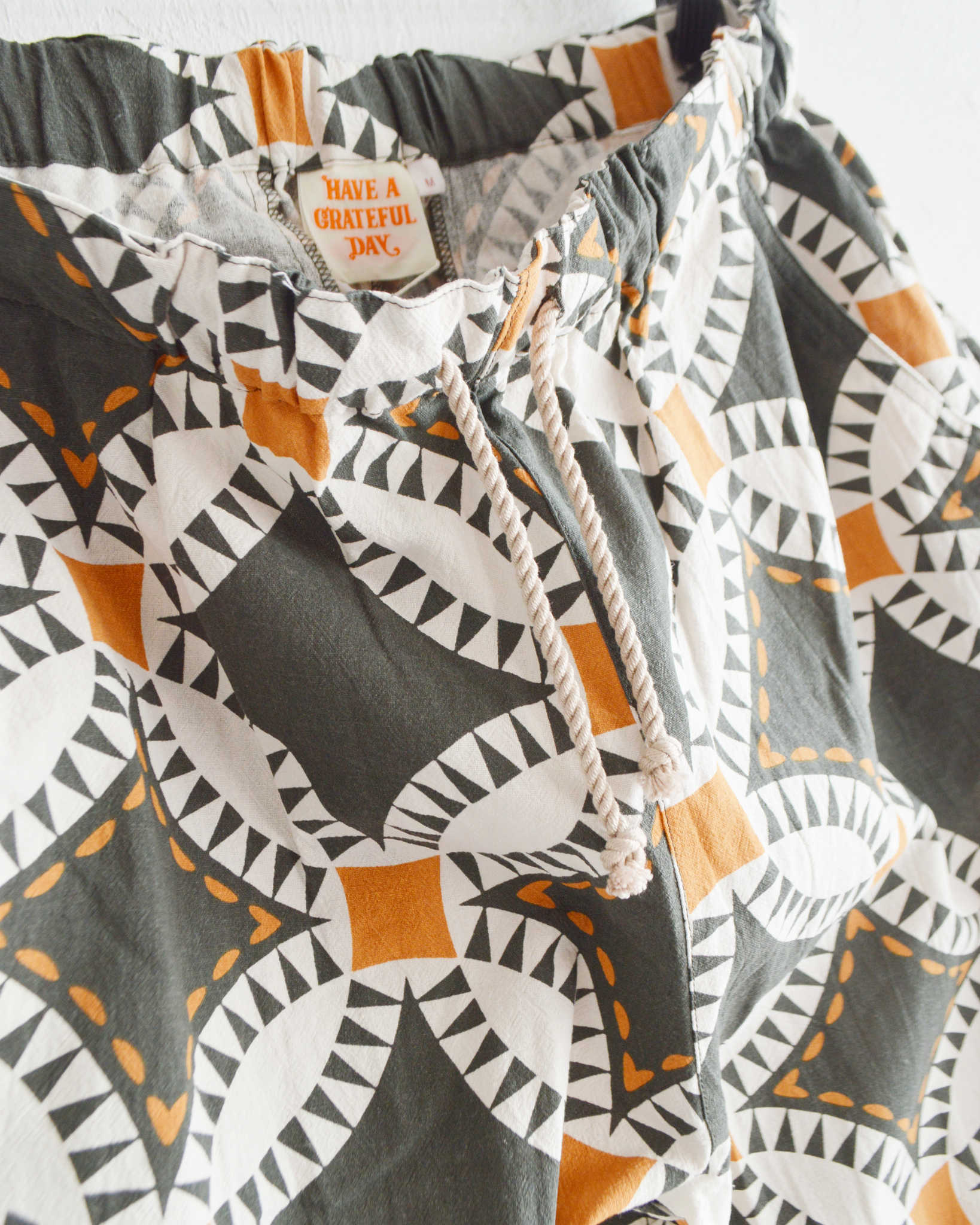 HAVE A GRATEFUL DAY ハブアグレイトフルデイ / AMPLE EASY PANTS アンプルイージーパンツ (BLACK ブラック)