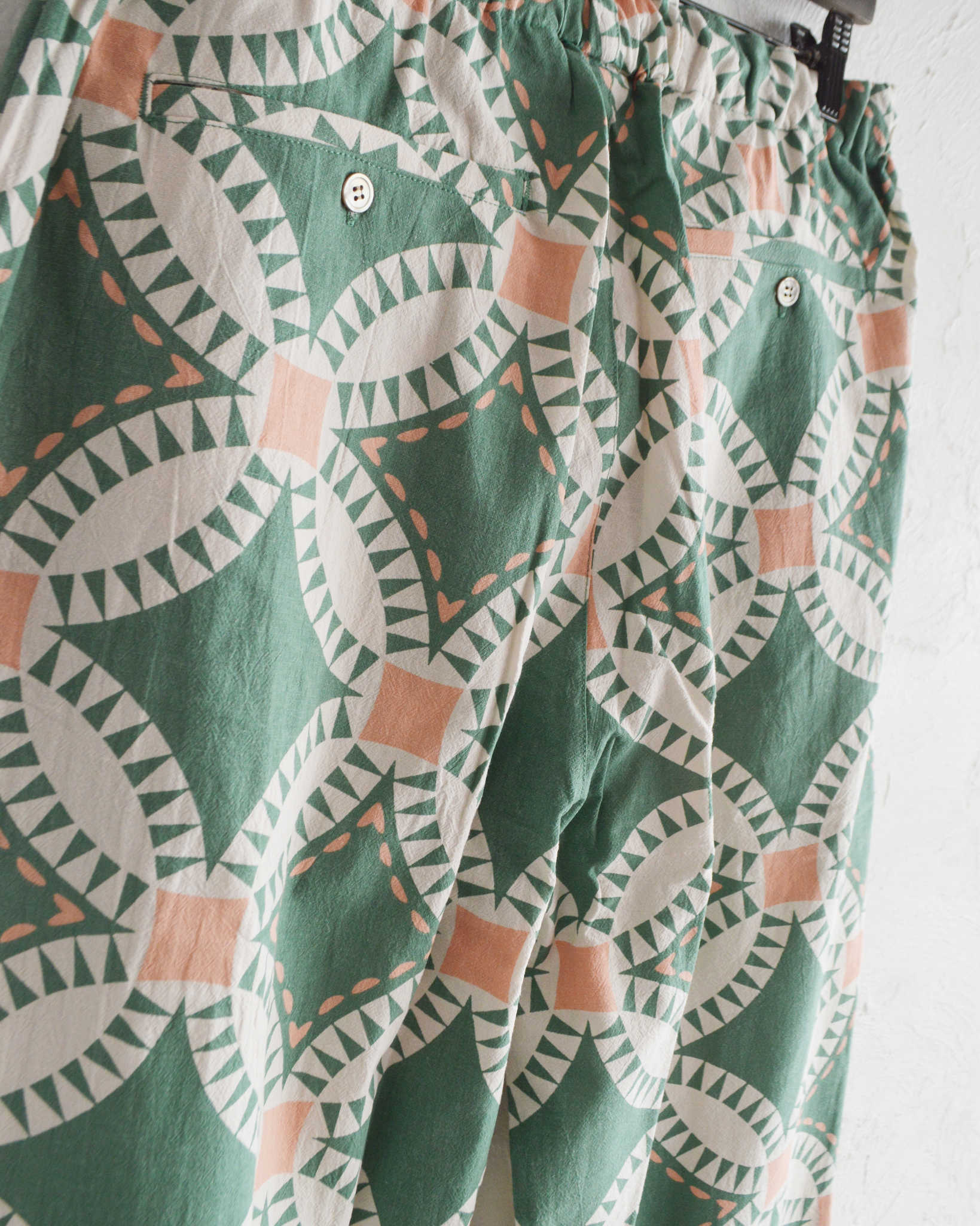 HAVE A GRATEFUL DAY ハブアグレイトフルデイ / AMPLE EASY PANTS アンプルイージーパンツ (GREEN グリーン)