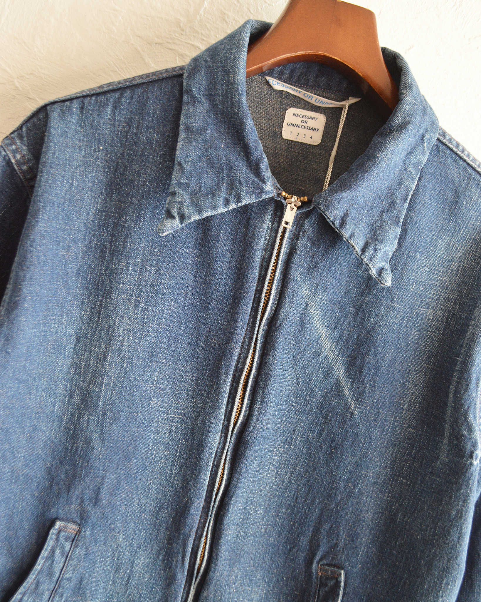 necessary or unnecessary ネセサリーオアアンネセサリー N.O.UN ナウン / TOWN DENIM VINTAGE タウンデニムヴィンテージ (INDIGO インディゴ)