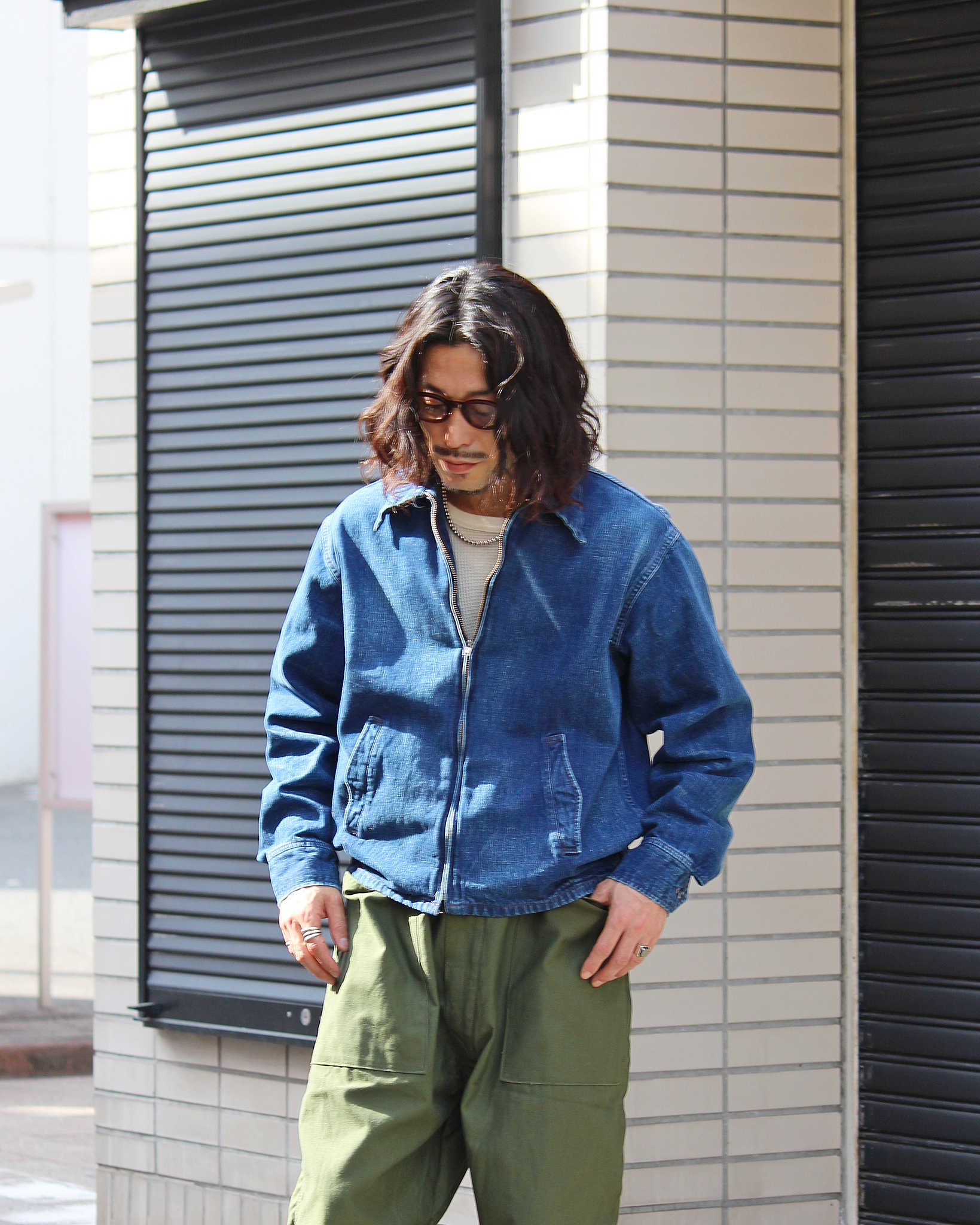 necessary or unnecessary ネセサリーオアアンネセサリー N.O.UN ナウン / TOWN DENIM VINTAGE タウンデニムヴィンテージ (INDIGO インディゴ)