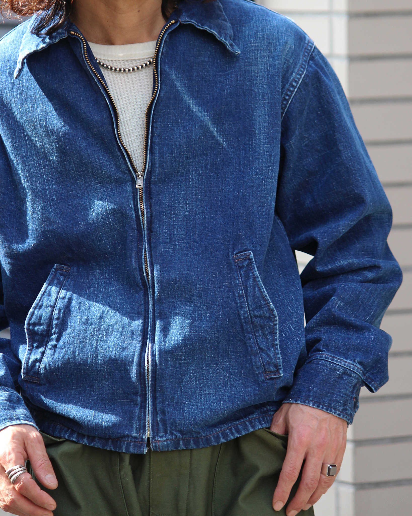 necessary or unnecessary ネセサリーオアアンネセサリー N.O.UN ナウン / TOWN DENIM VINTAGE タウンデニムヴィンテージ (INDIGO インディゴ)