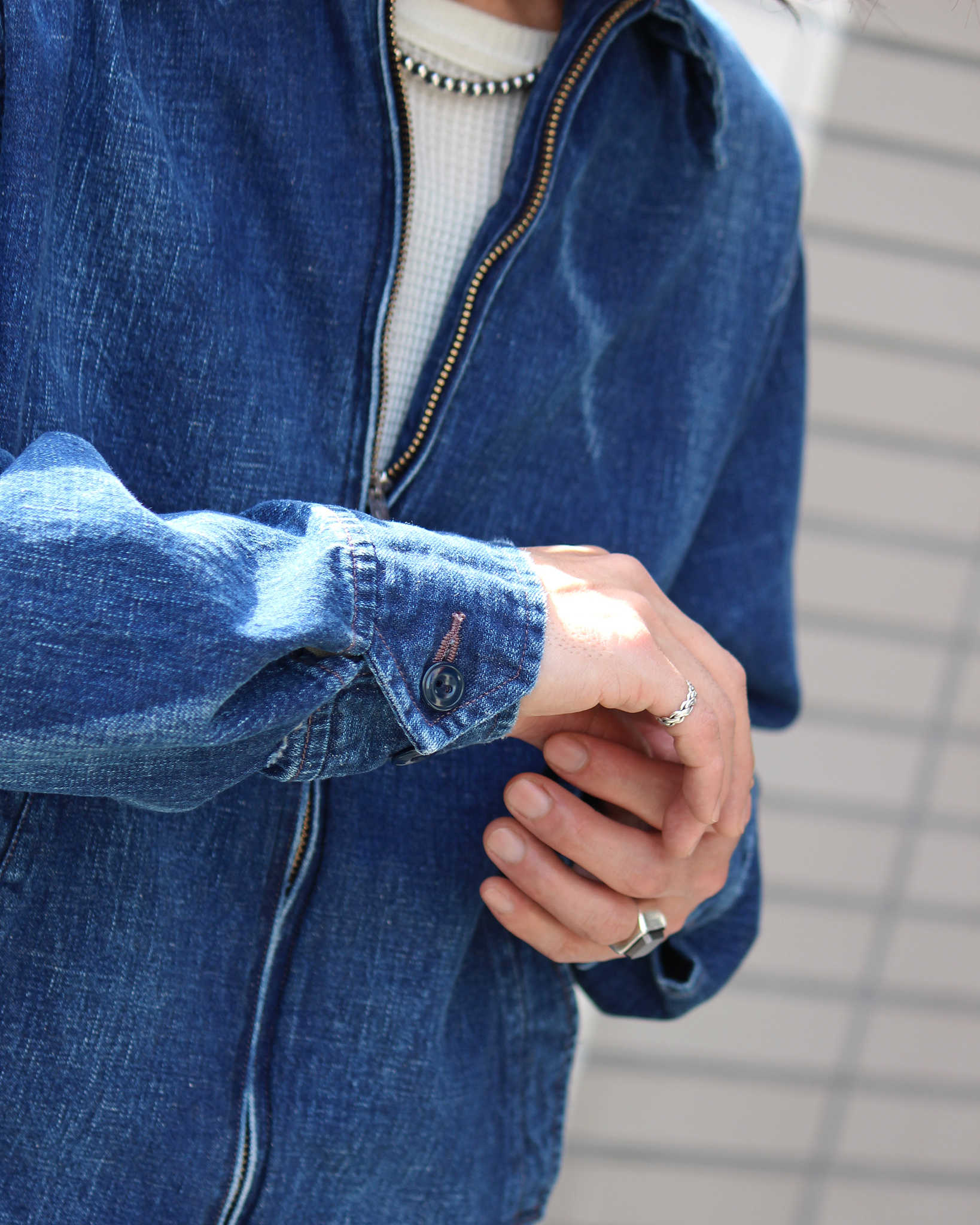 necessary or unnecessary ネセサリーオアアンネセサリー N.O.UN ナウン / TOWN DENIM VINTAGE タウンデニムヴィンテージ (INDIGO インディゴ)