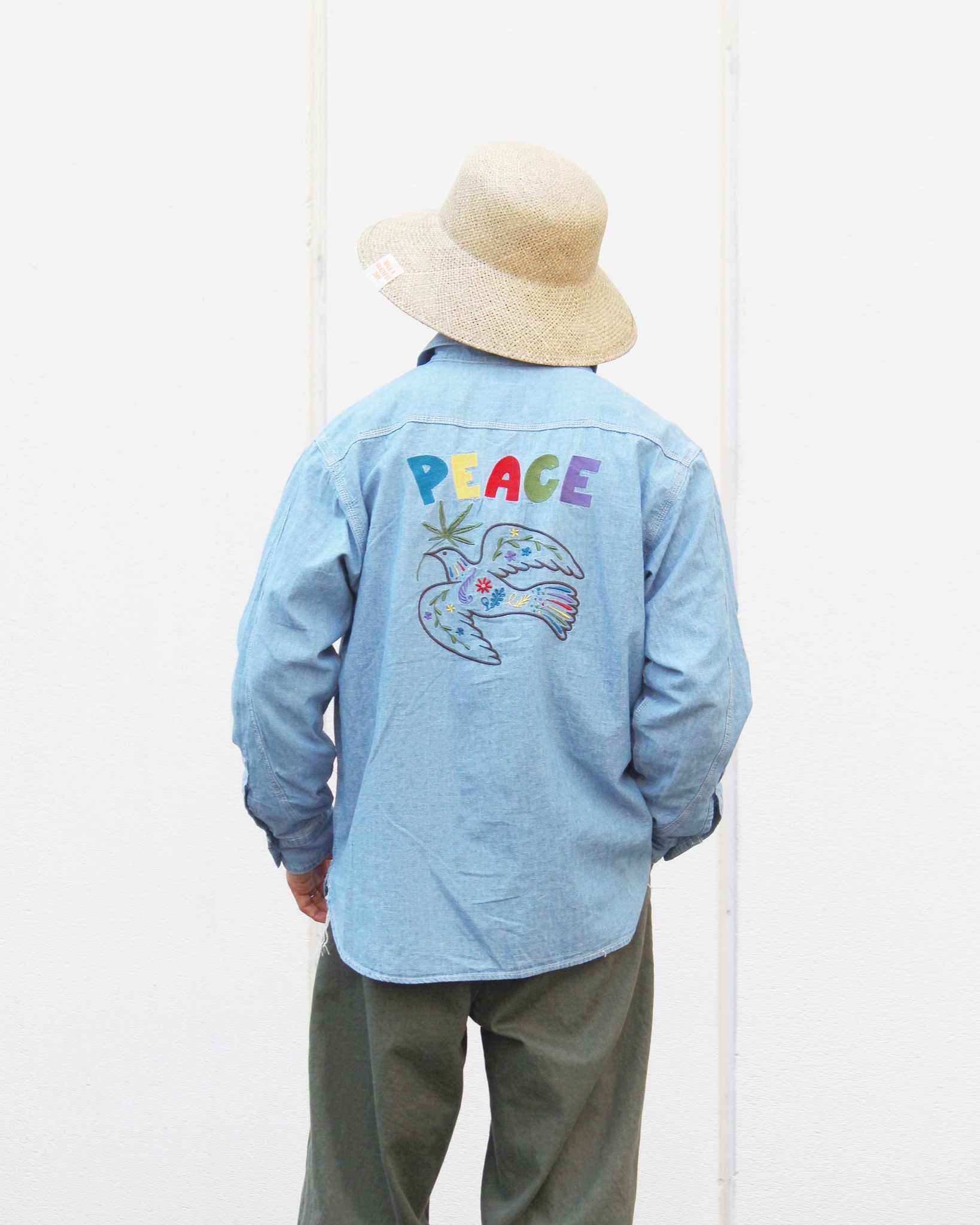 GOHEMP ゴーヘンプ / WORK ON SHIRTS ワークオンシャツ (BLUE)