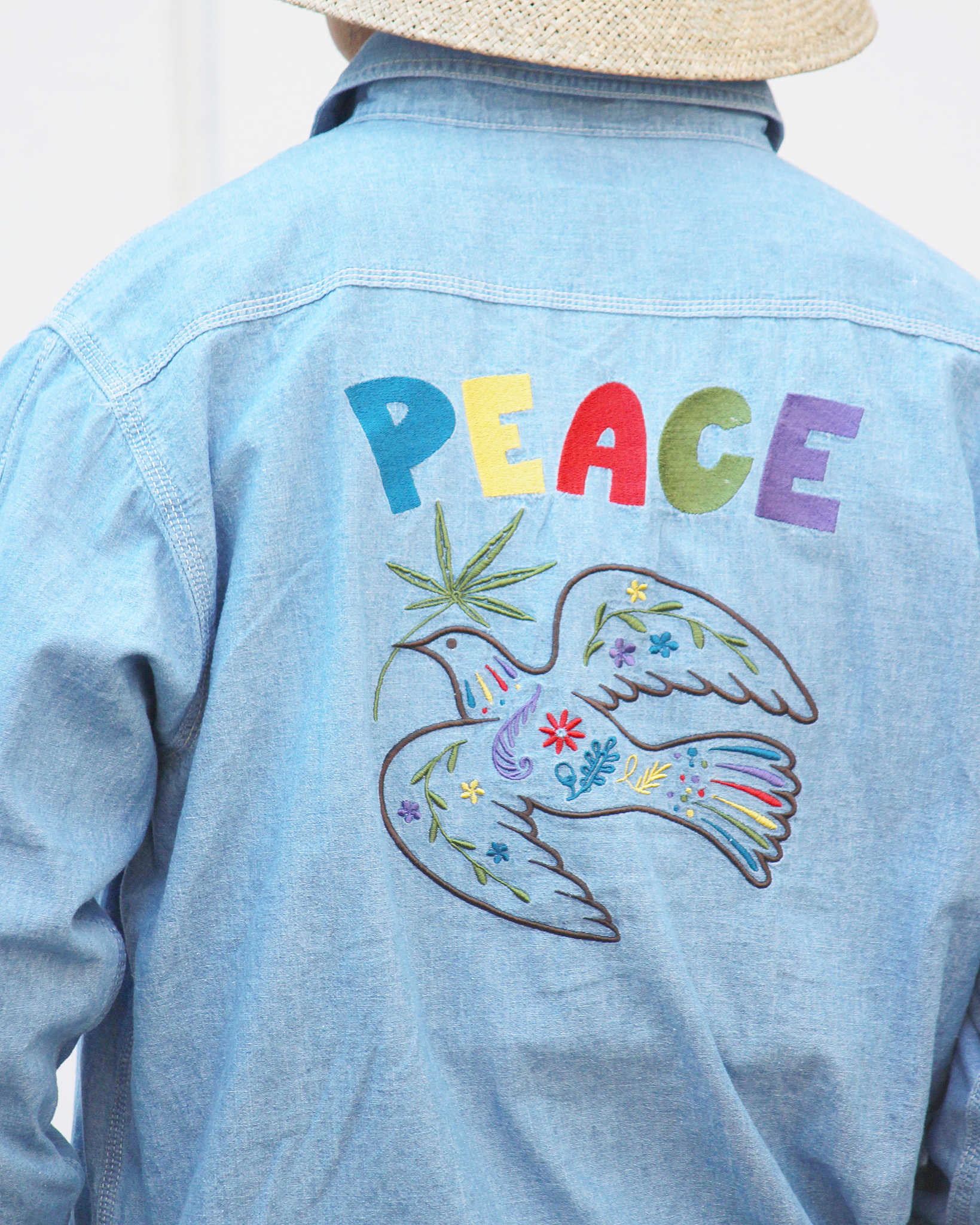 GOHEMP ゴーヘンプ / WORK ON SHIRTS ワークオンシャツ (BLUE)