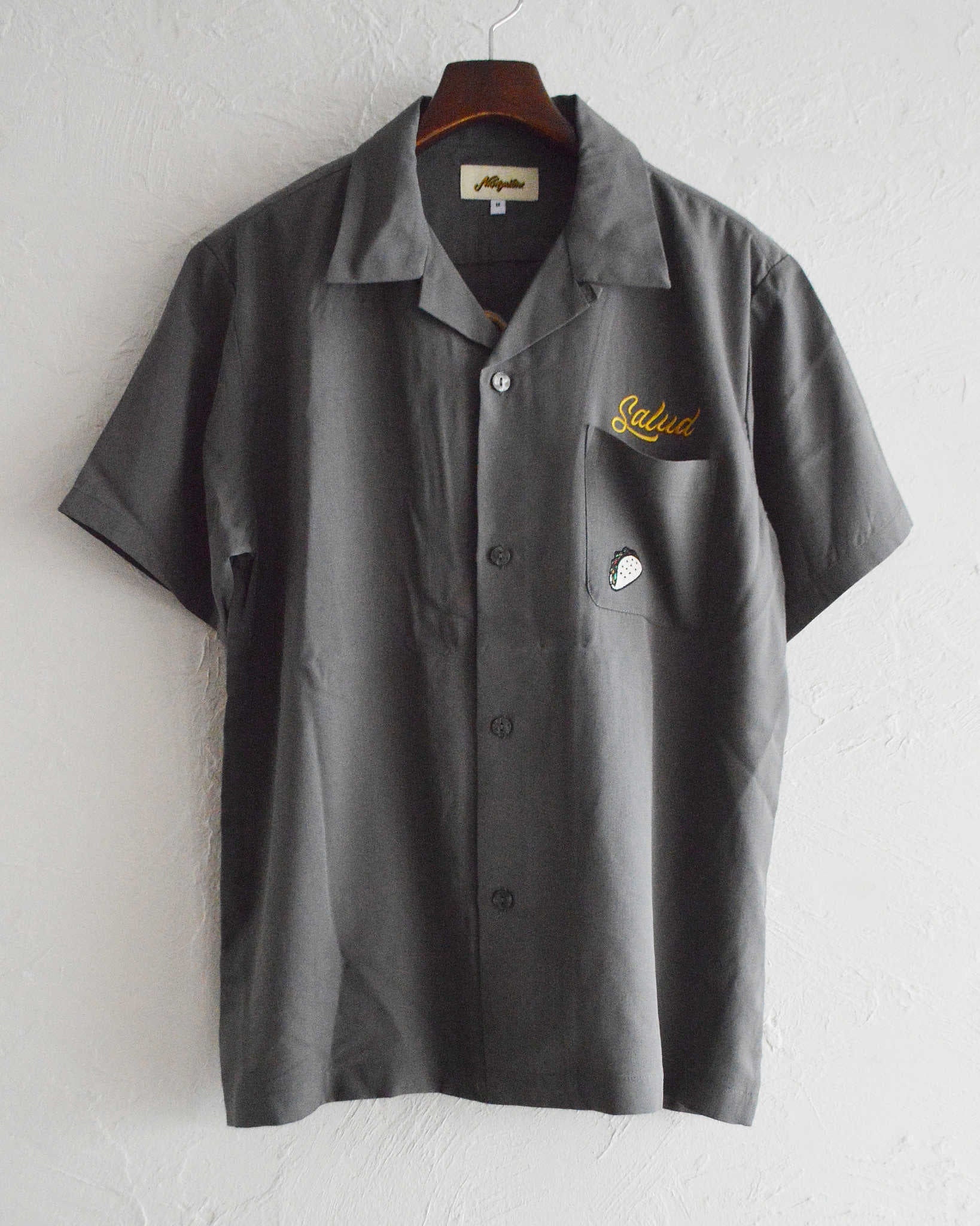 Nasngwam.×VAMOS TACOS ナスングワム バモスタコス / VAMOS SHIRTS バモスシャツ (CHARCOAL チャコール)