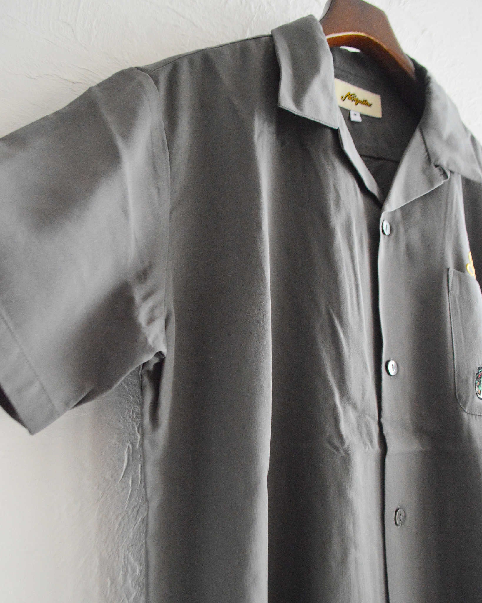 Nasngwam.×VAMOS TACOS ナスングワム バモスタコス / VAMOS SHIRTS バモスシャツ (CHARCOAL チャコール)