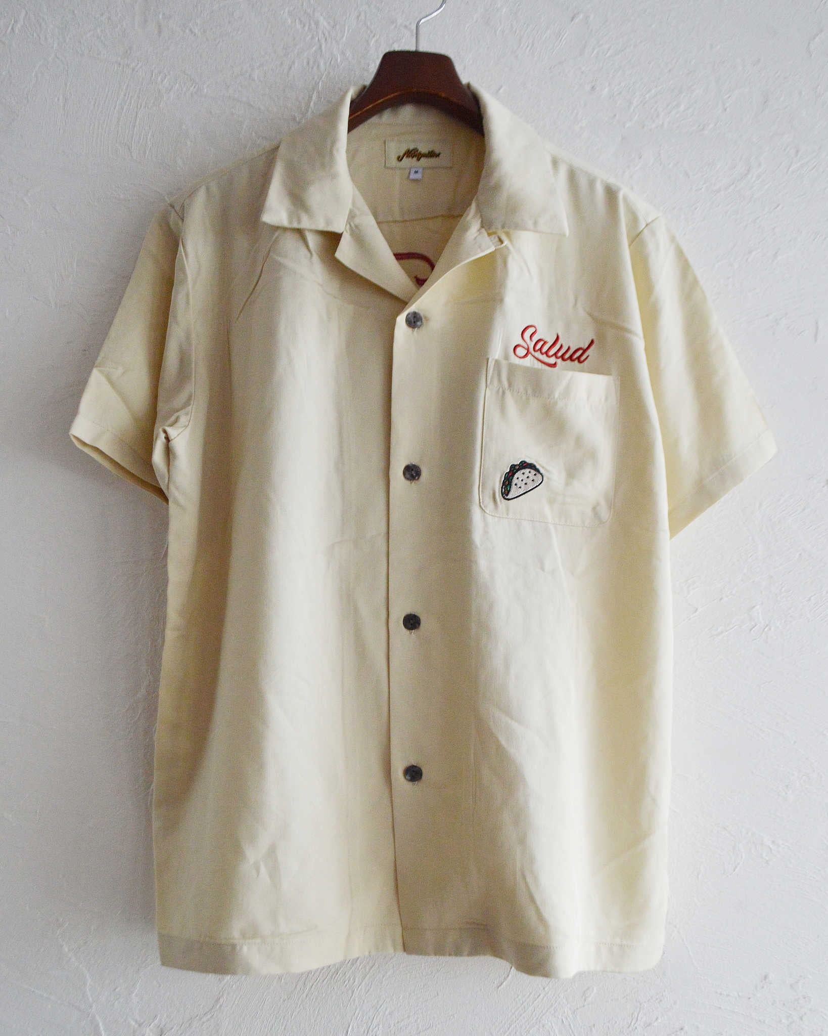 Nasngwam.×VAMOS TACOS ナスングワム バモスタコス / VAMOS SHIRTS バモスシャツ (NATURAL ナチュラル)