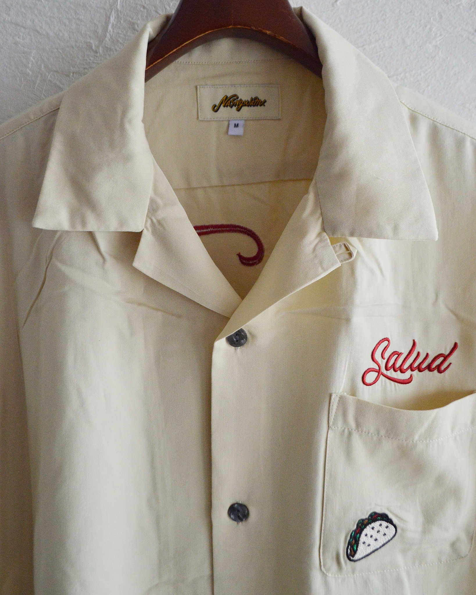 Nasngwam.×VAMOS TACOS ナスングワム バモスタコス / VAMOS SHIRTS バモスシャツ (NATURAL ナチュラル)