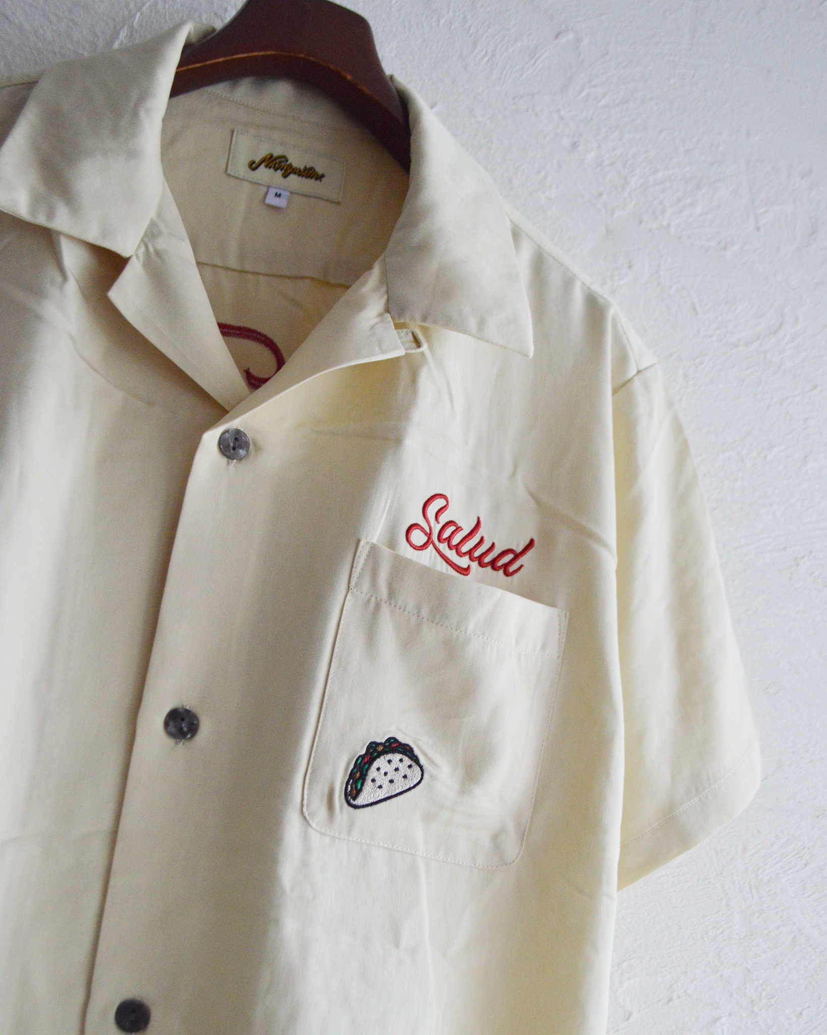 Nasngwam.×VAMOS TACOS ナスングワム バモスタコス / VAMOS SHIRTS バモスシャツ (NATURAL ナチュラル)