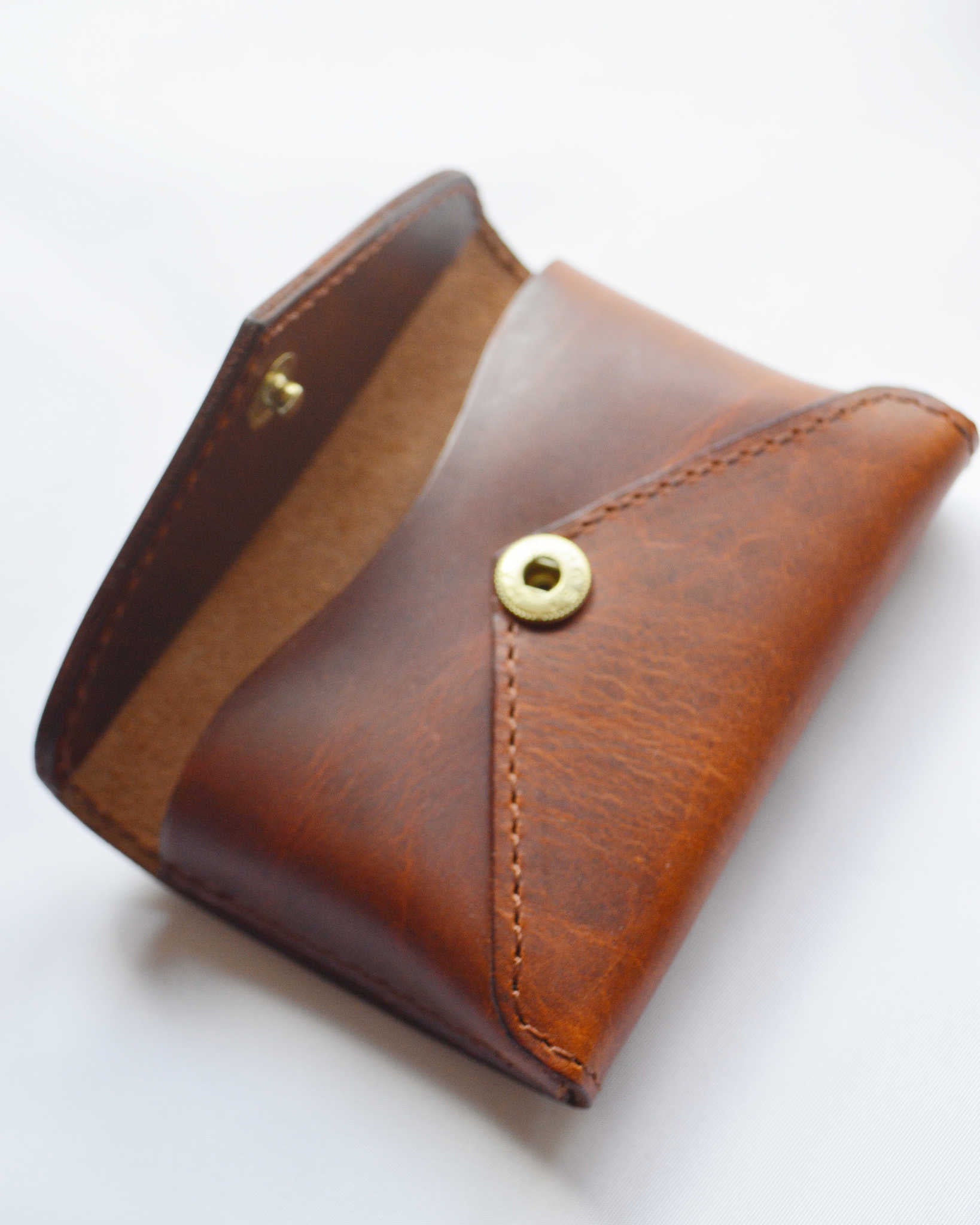 saranam サラナン / レターカードケース (BROWN ブラウン)