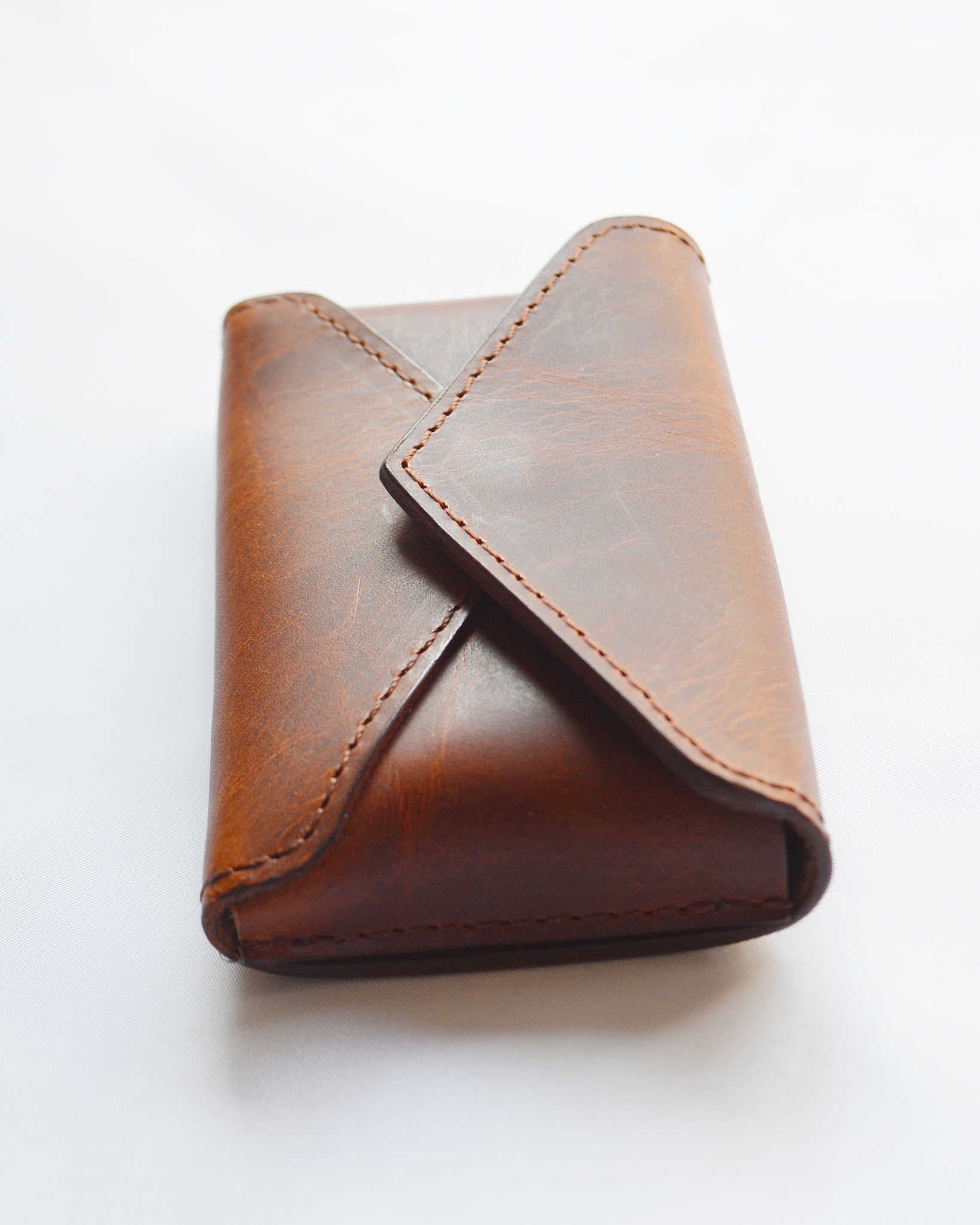 saranam サラナン / レターカードケース (BROWN ブラウン)