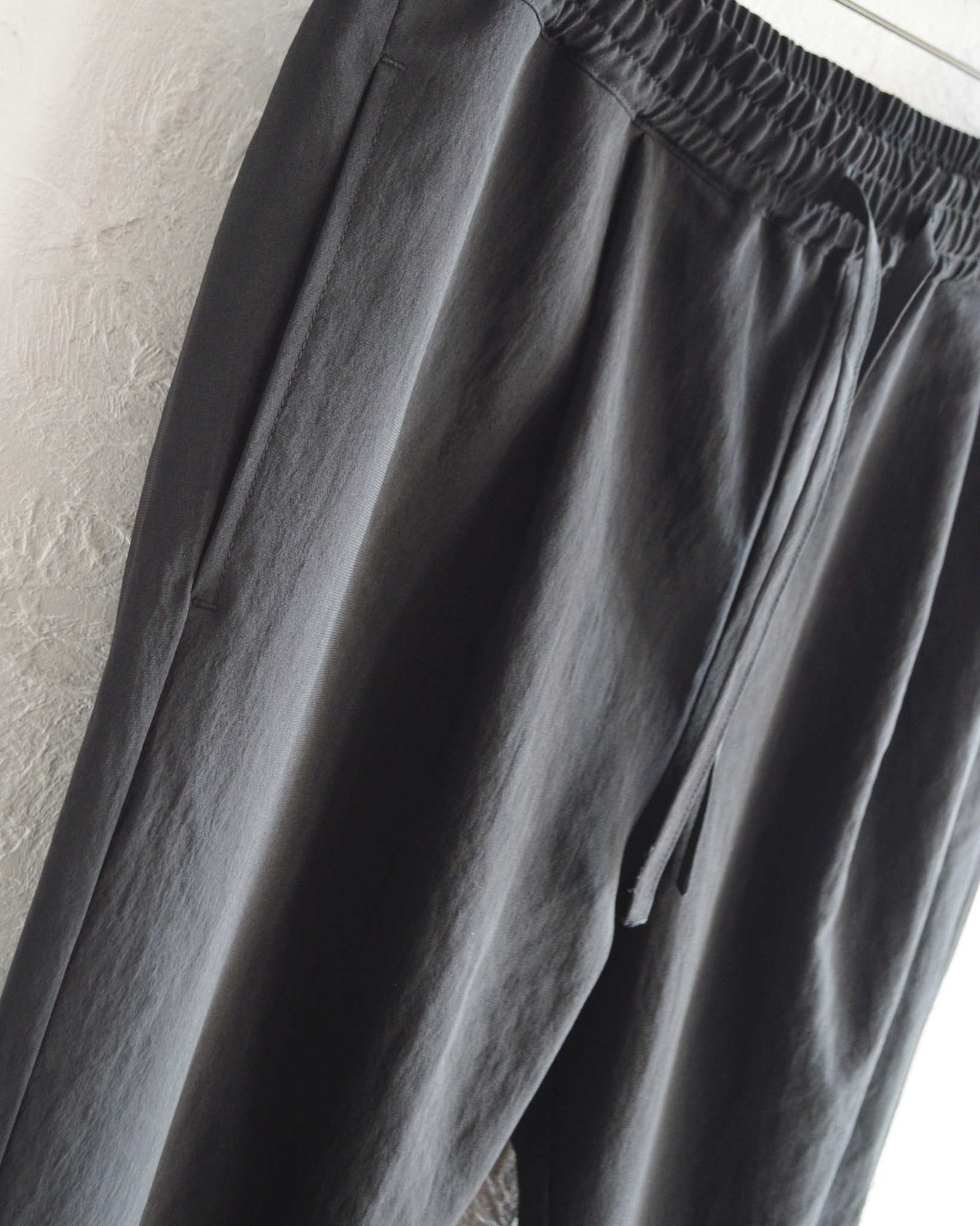 LAMOND ラモンド / SHARI PANTS シャリパンツ (BLACK ブラック)