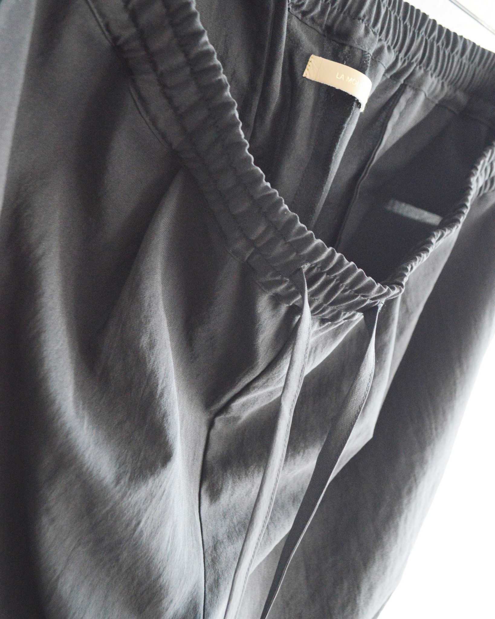 LAMOND ラモンド / SHARI PANTS シャリパンツ (BLACK ブラック)