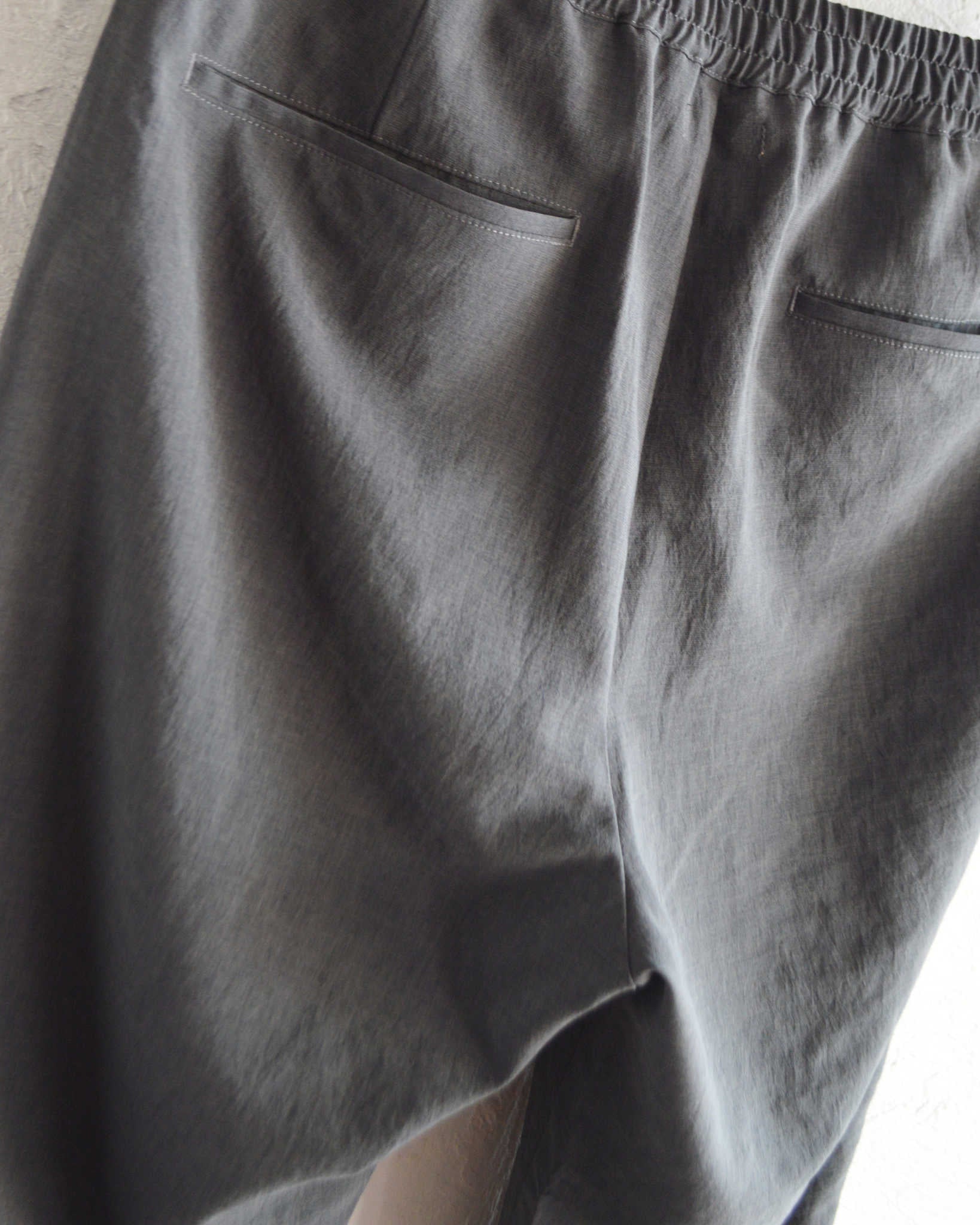 LAMOND ラモンド / SHARI PANTS シャリパンツ (CHAMBRAY BLACK シャンブレーブラック)