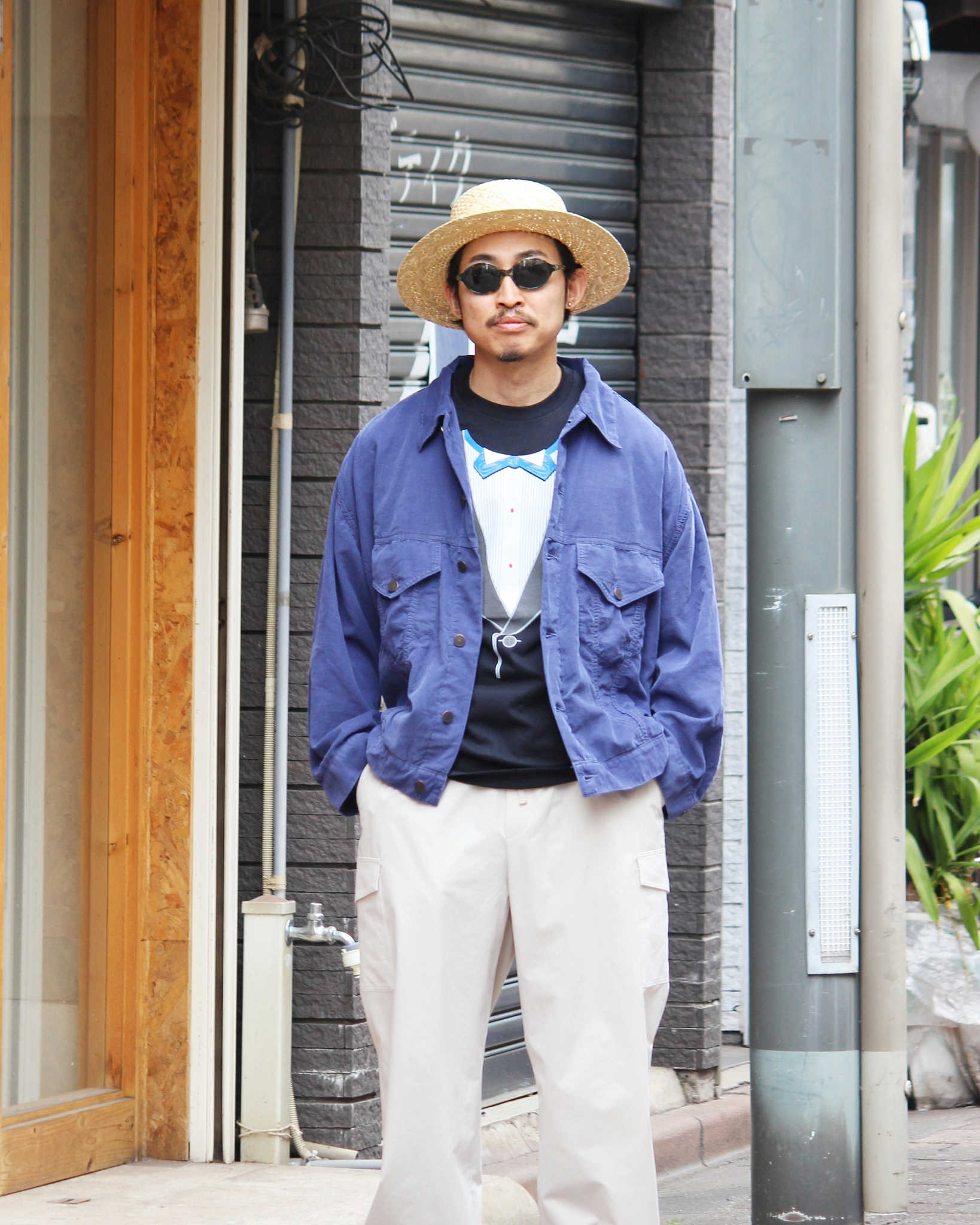 IMPRESTORE インプレストア / MARY マリー | 20W Corduroy Trucker Coat 20ウェールコーデュロイトラッカーコート (NAVY ネイビー)