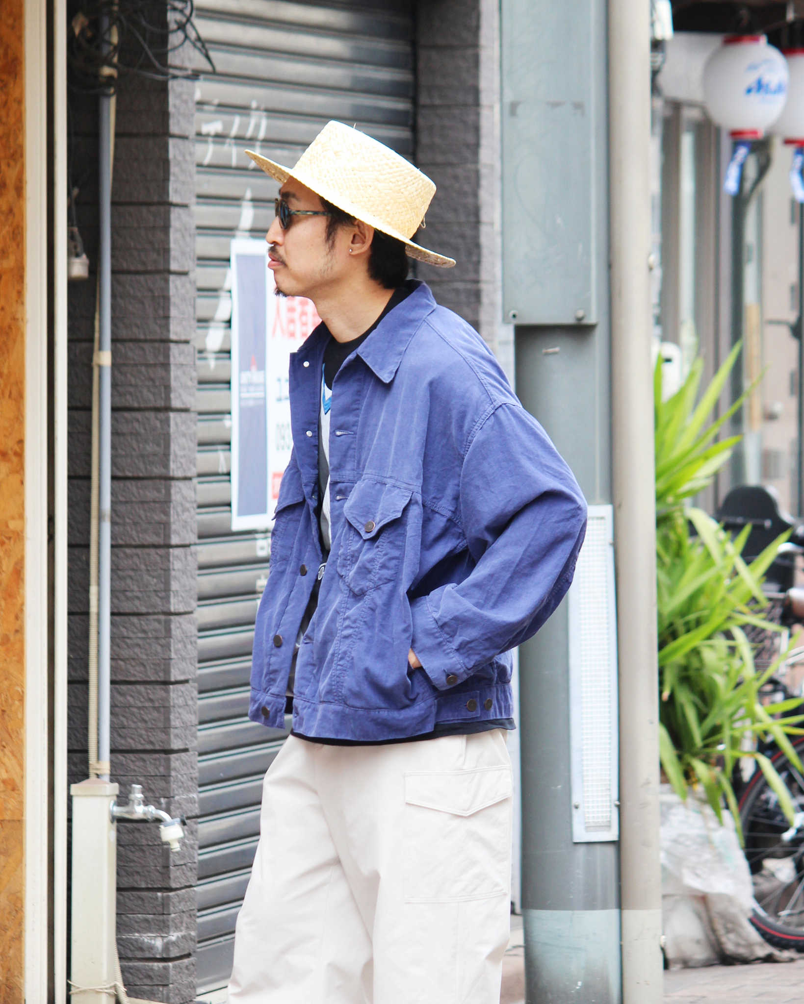 IMPRESTORE インプレストア / MARY マリー | 20W Corduroy Trucker Coat 20ウェールコーデュロイトラッカーコート (NAVY ネイビー)