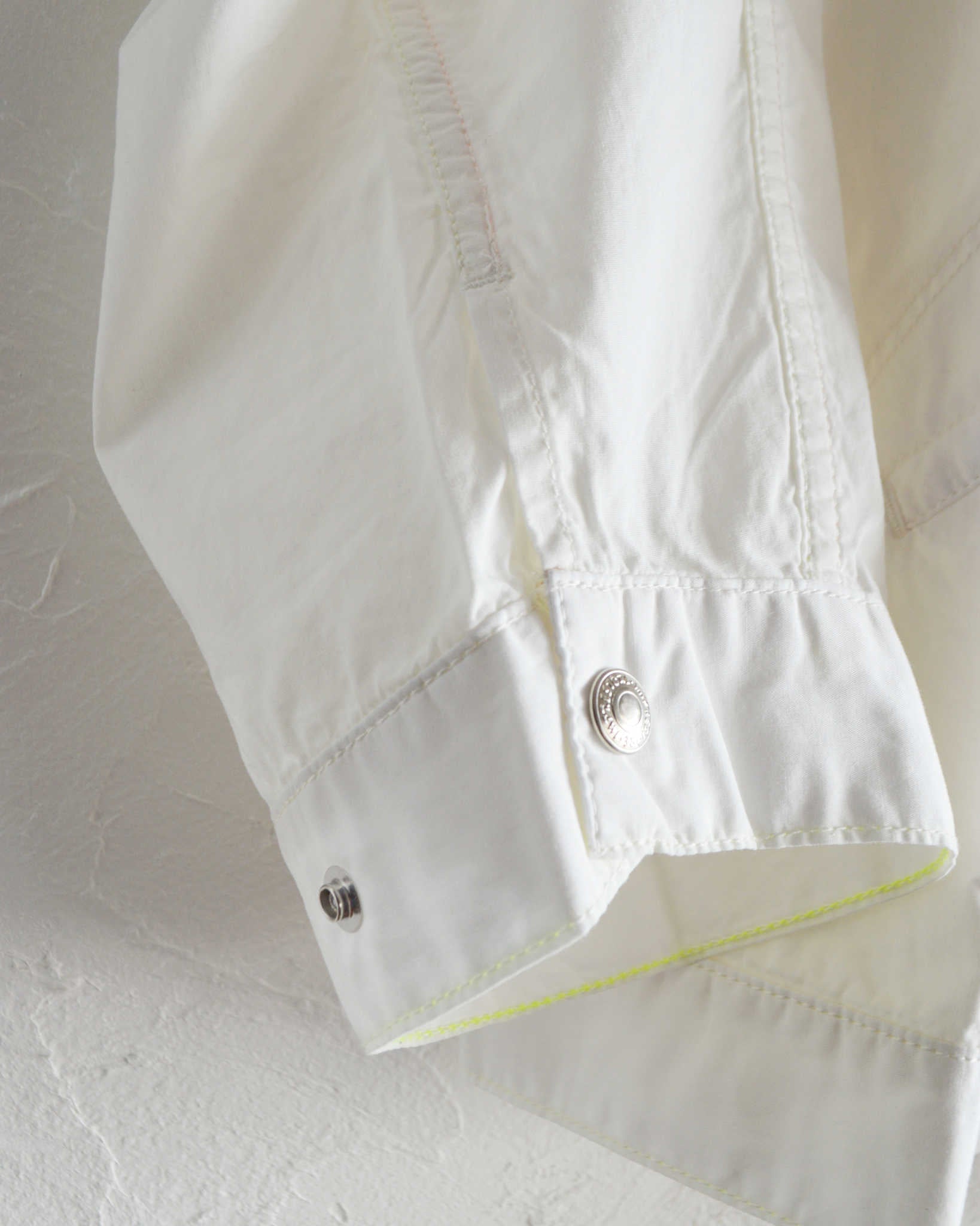 IMPRESTORE インプレストア / Ginny ジニー | ZIP JACKET ジップジャケット (WHITE POPLIN ホワイト)
