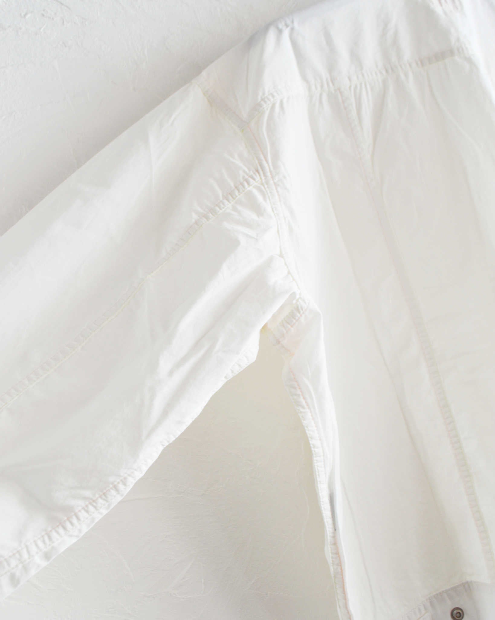 IMPRESTORE インプレストア / Ginny ジニー | ZIP JACKET ジップジャケット (WHITE POPLIN ホワイト)