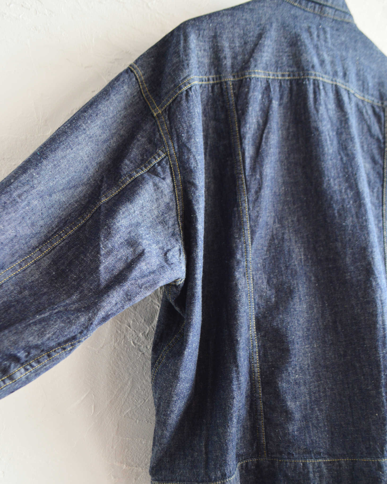 IMPRESTORE インプレストア / Ginny ジニー | 6.5ozZIP JACKET 6.5オンスジップジャケット (BLUE DENIM ONE WASH ブルーデニムワンウォッシュ)