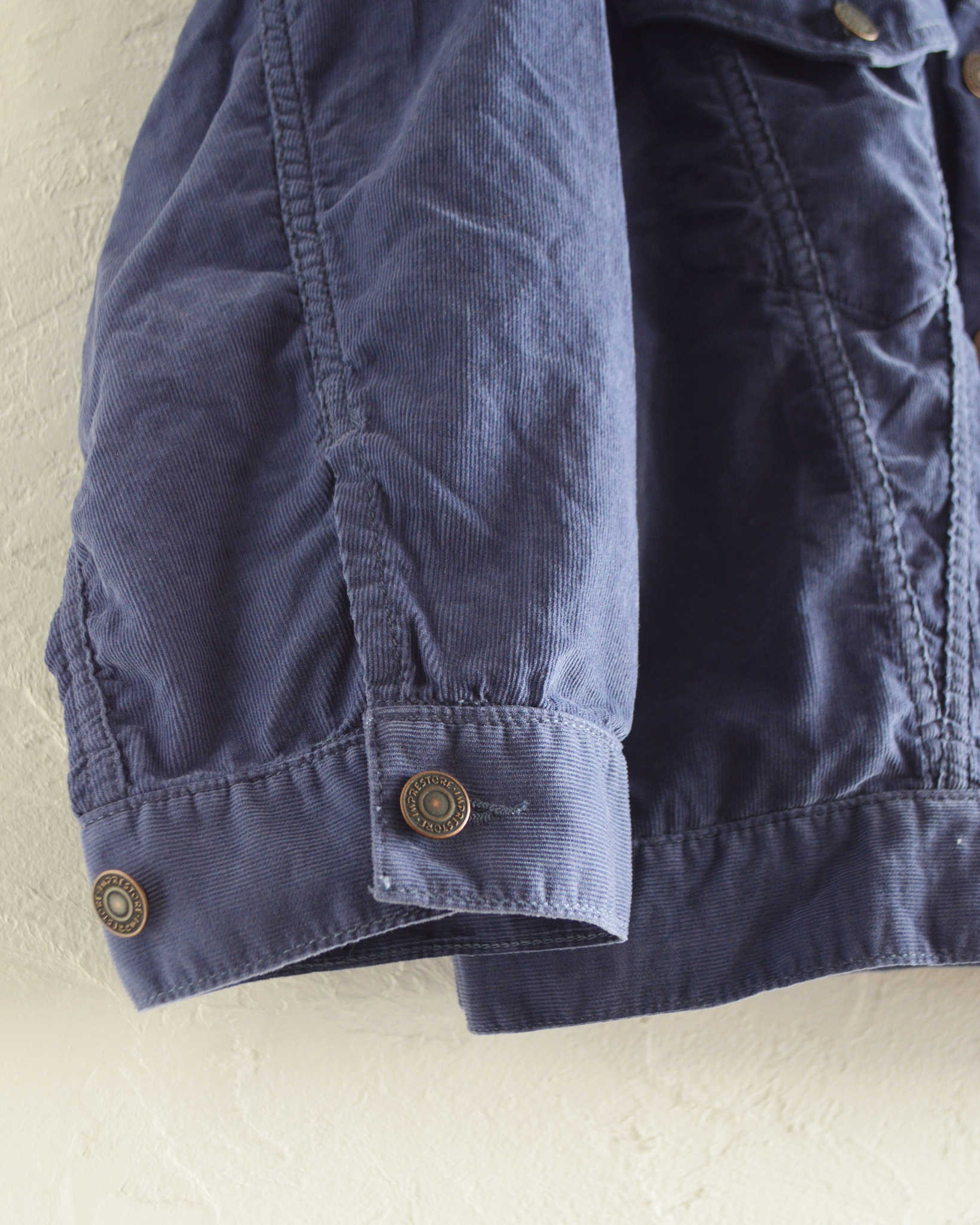 IMPRESTORE インプレストア / MARY マリー | 20W Corduroy Trucker Coat 20ウェールコーデュロイトラッカーコート (NAVY ネイビー)