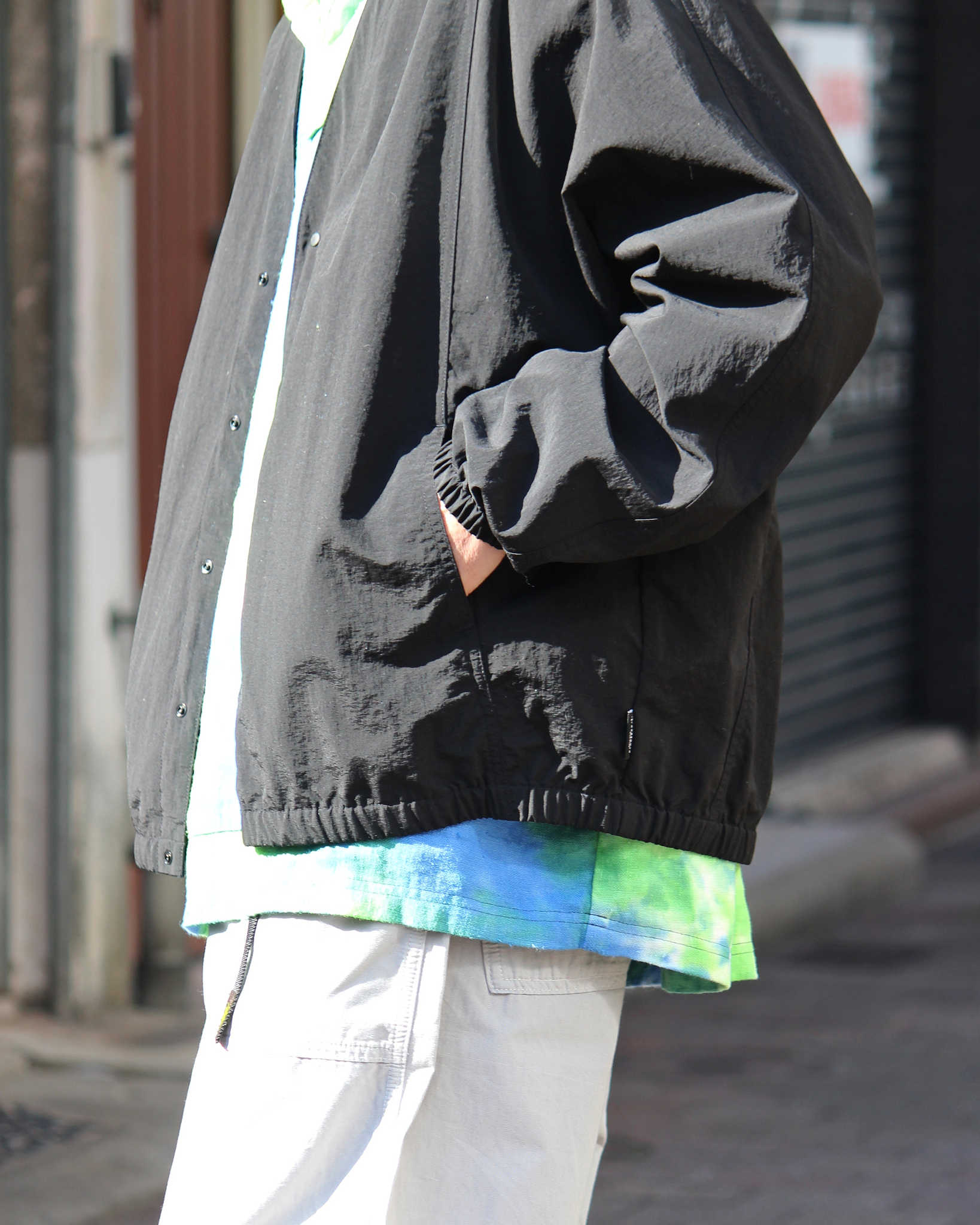 AXESQUIN アクシーズクイーン / CLASSIC WIND CARDIGAN LT クラシックウィンドカーディガンライト (BLACK ブラック)