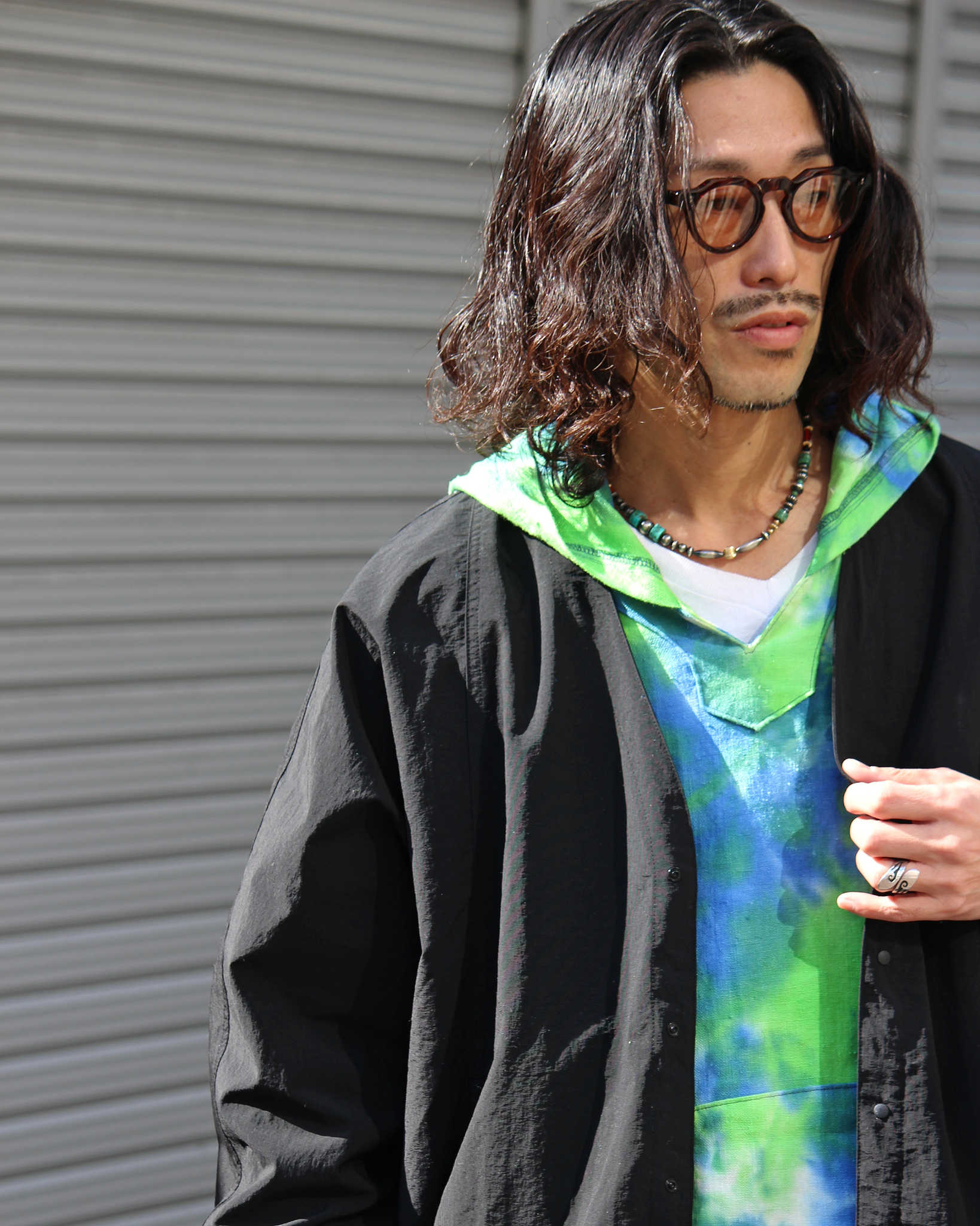 AXESQUIN アクシーズクイーン / CLASSIC WIND CARDIGAN LT クラシックウィンドカーディガンライト (BLACK ブラック)