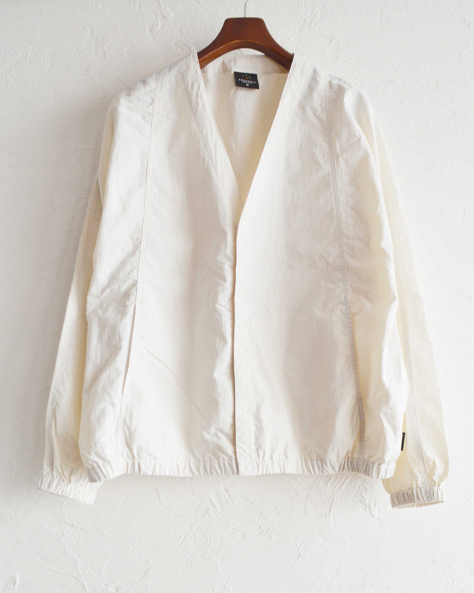 AXESQUIN アクシーズクイーン / CLASSIC WIND CARDIGAN LT クラシックウィンドカーディガンライト (WHITE ホワイト)