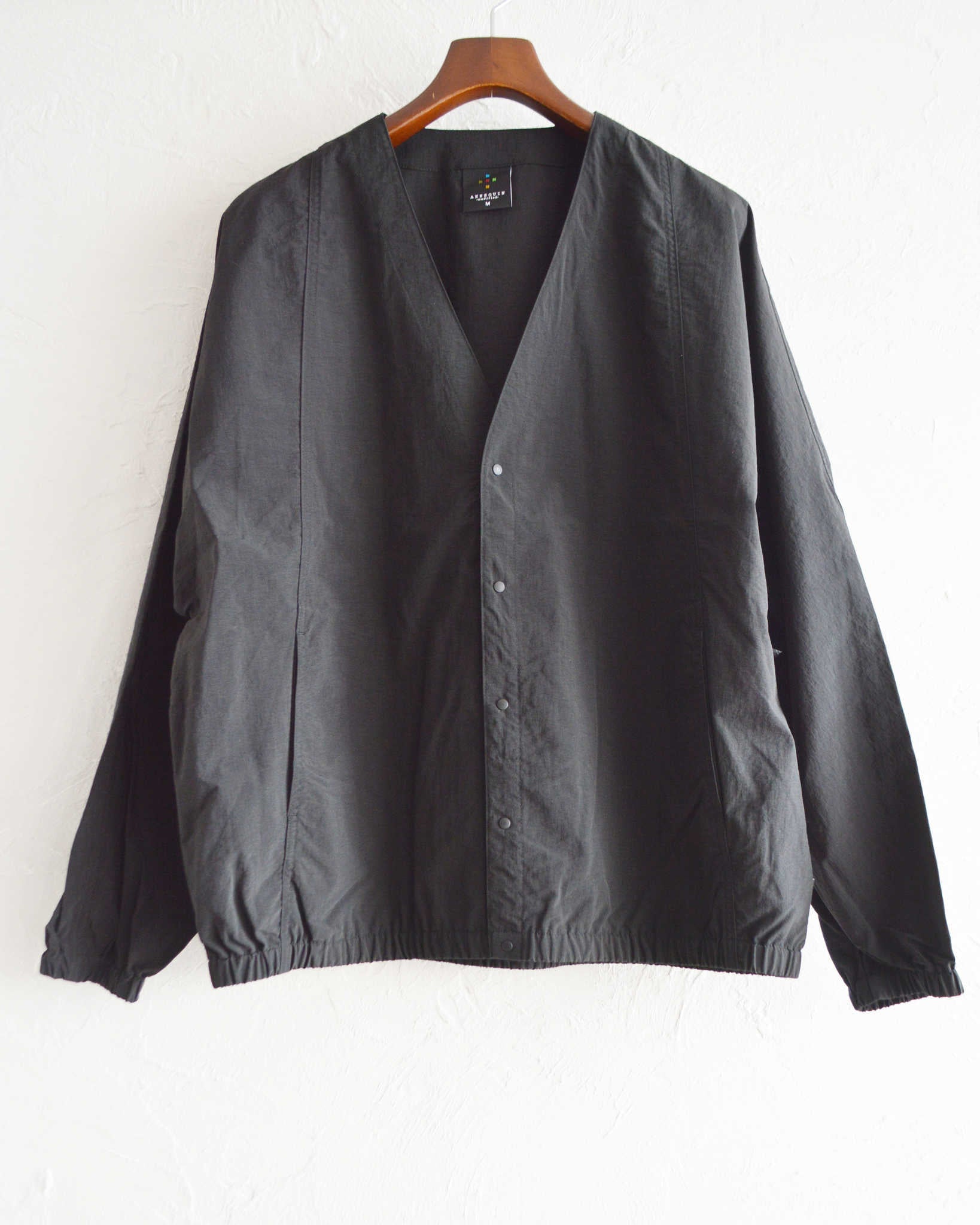 AXESQUIN アクシーズクイーン / CLASSIC WIND CARDIGAN LT クラシックウィンドカーディガンライト (BLACK ブラック)