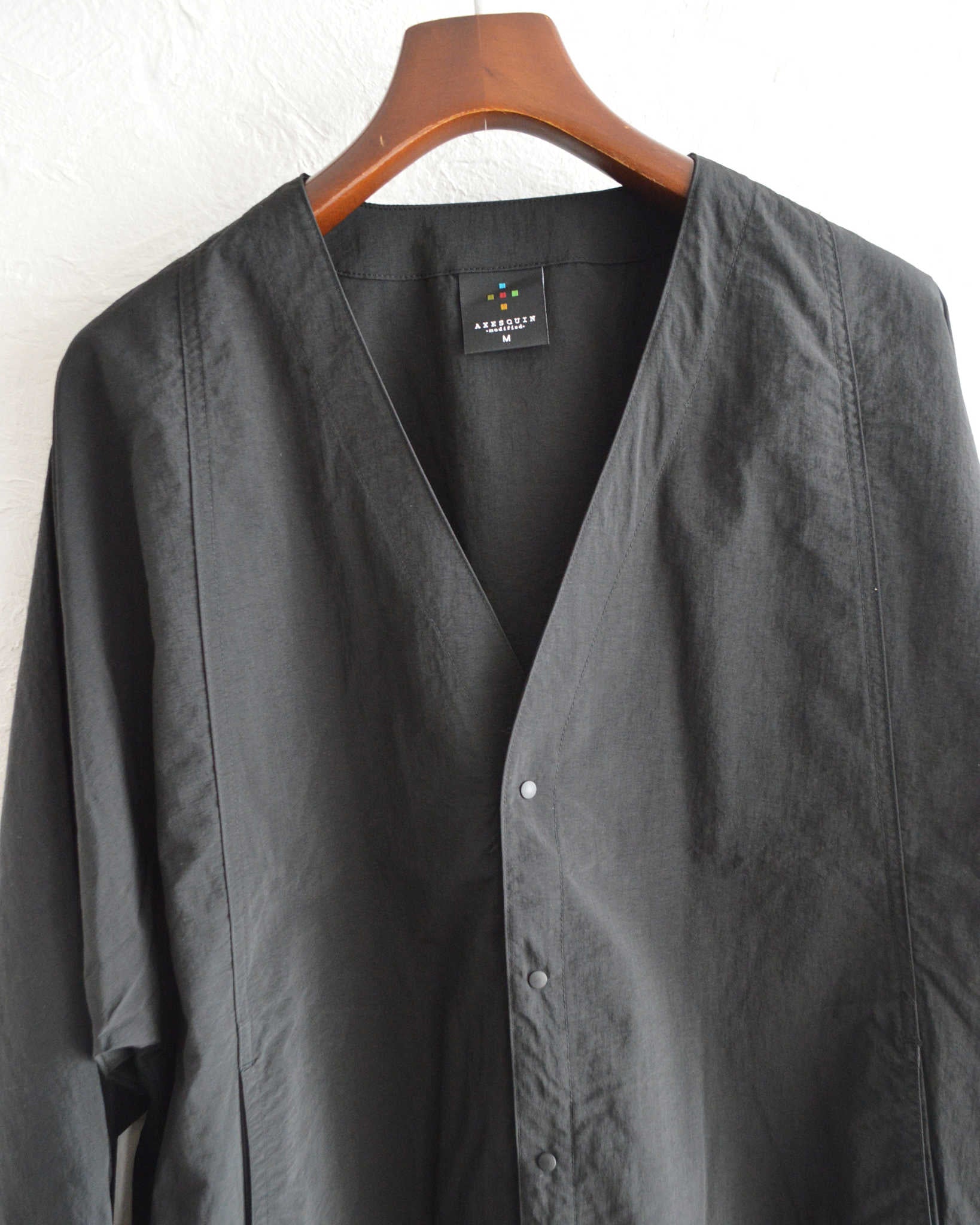 AXESQUIN アクシーズクイーン / CLASSIC WIND CARDIGAN LT クラシックウィンドカーディガンライト (BLACK ブラック)
