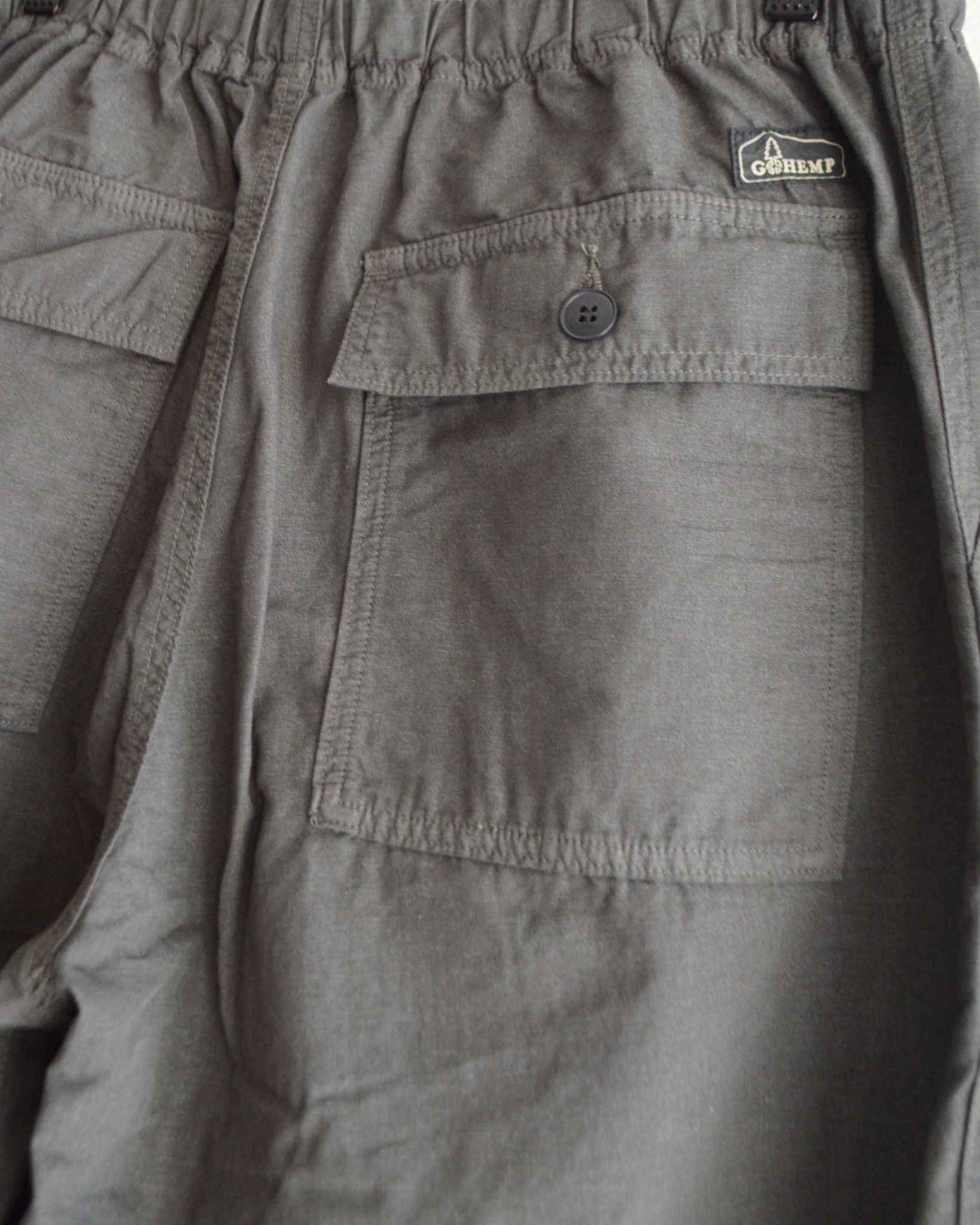 GOHEMP ゴーヘンプ / TRAVEL BALLOON PANTS トラベルバルーンパンツ (STONE GRAY ストーングレー)