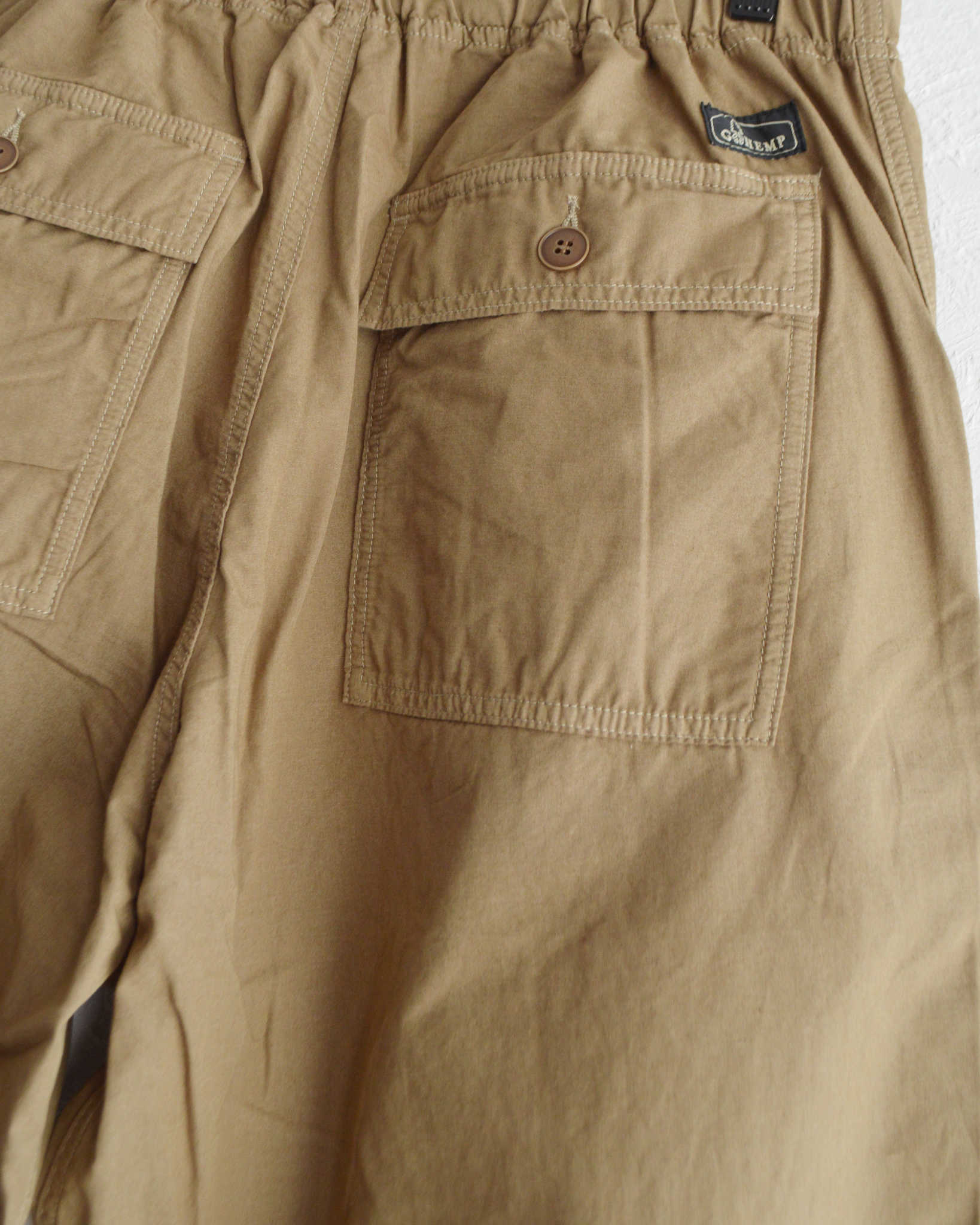 GOHEMP ゴーヘンプ / TRAVEL BALLOON PANTS トラベルバルーンパンツ (KHAKI カーキ)